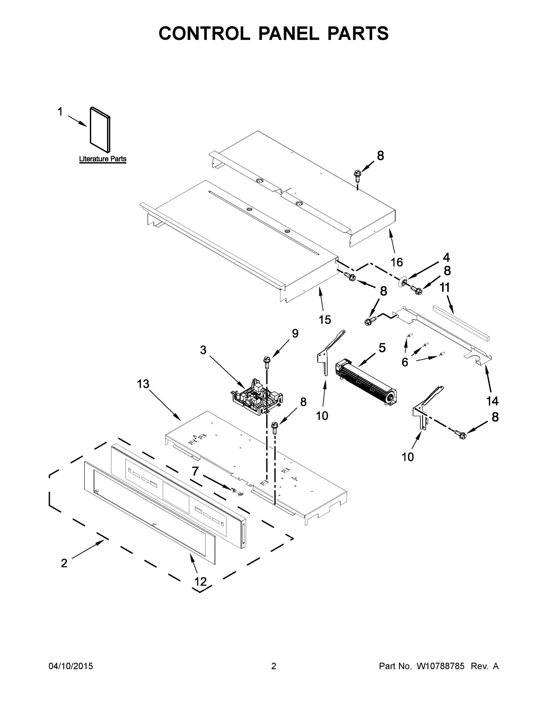 02 - CONTROL PANEL PARTS