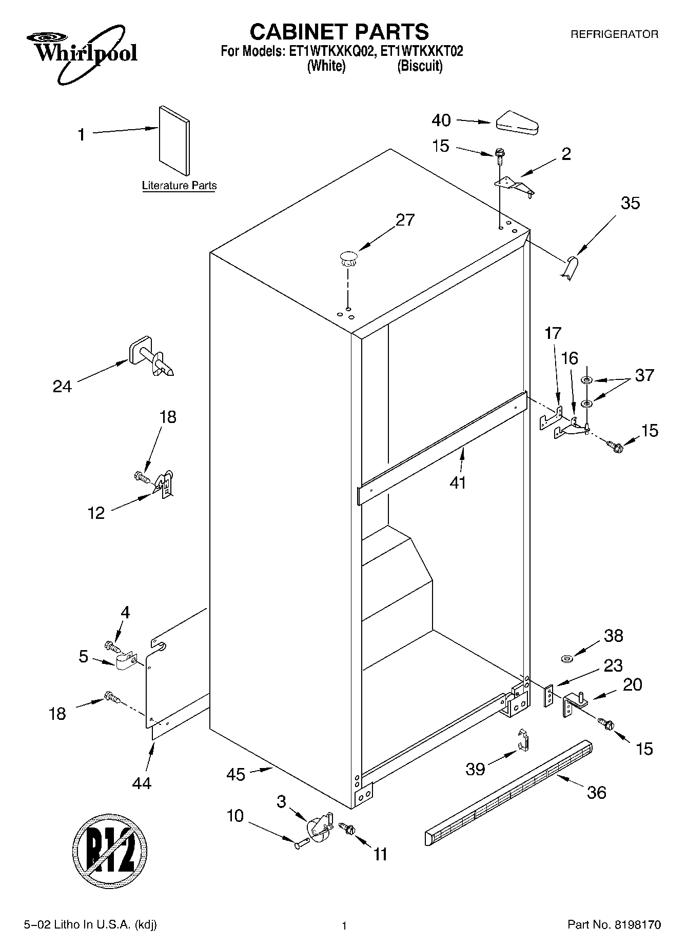 01 - CABINET, LITERATURE