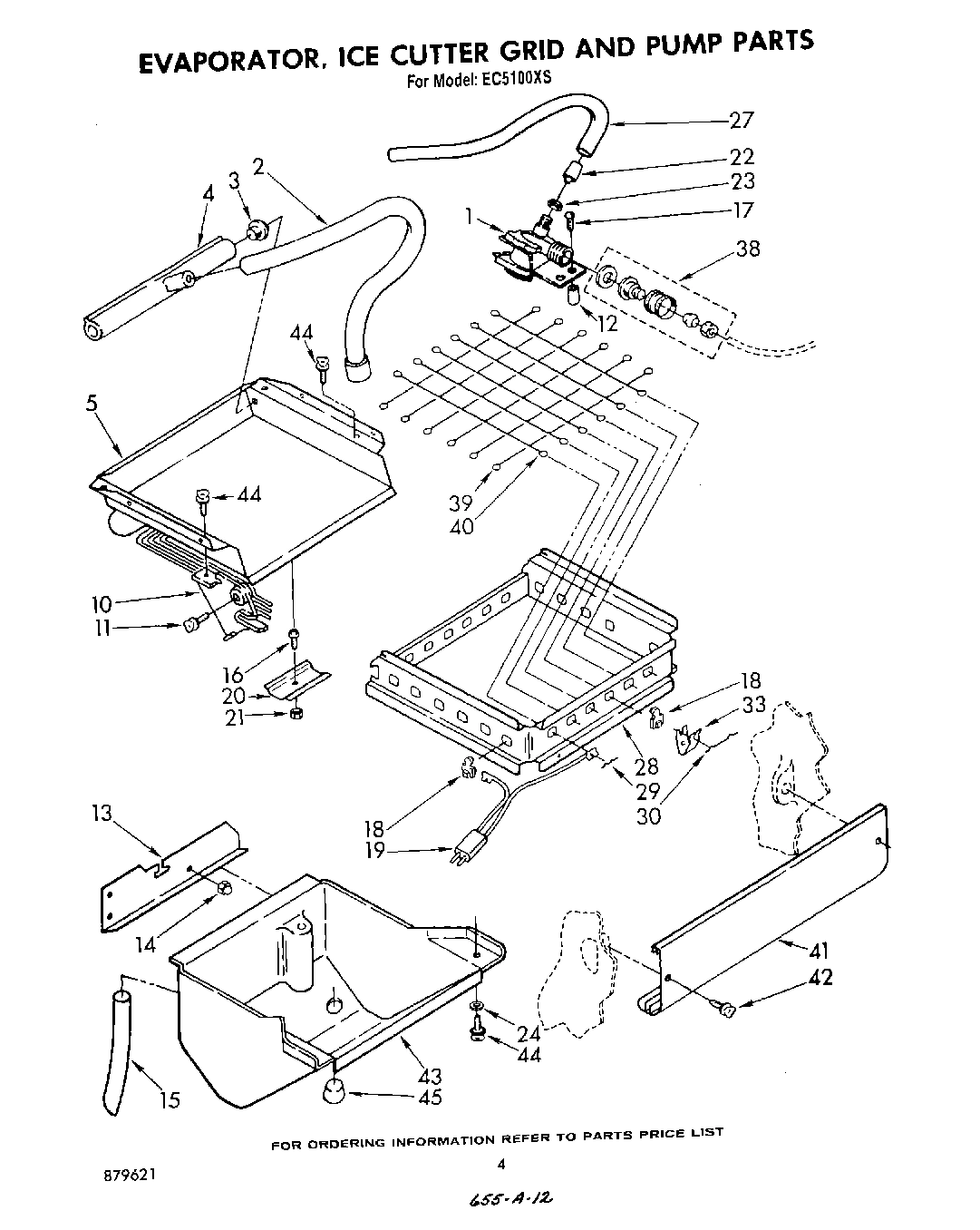 03 - EVAPORATOR, ICE CUTTER GRID AND PUMP