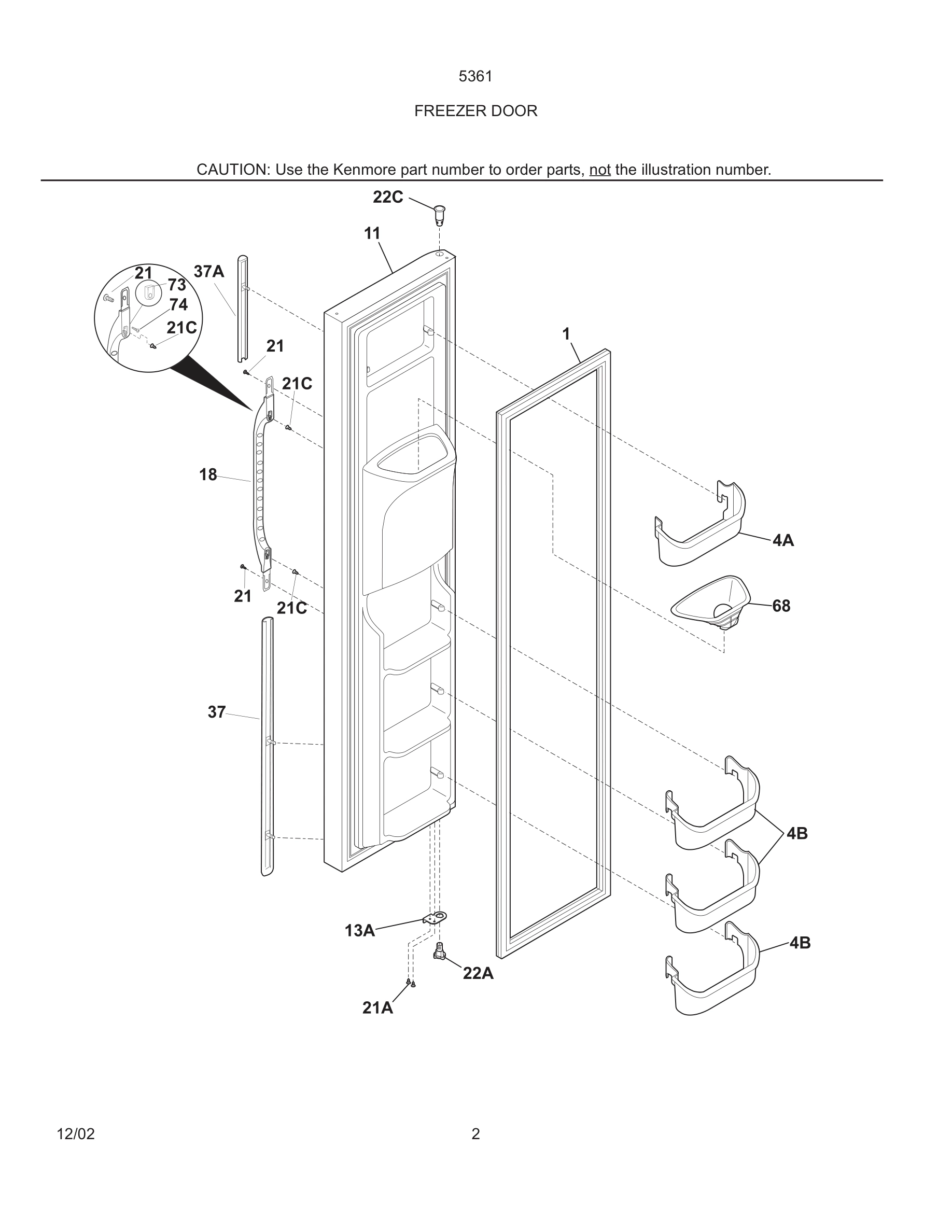 03 - FREEZER DOOR