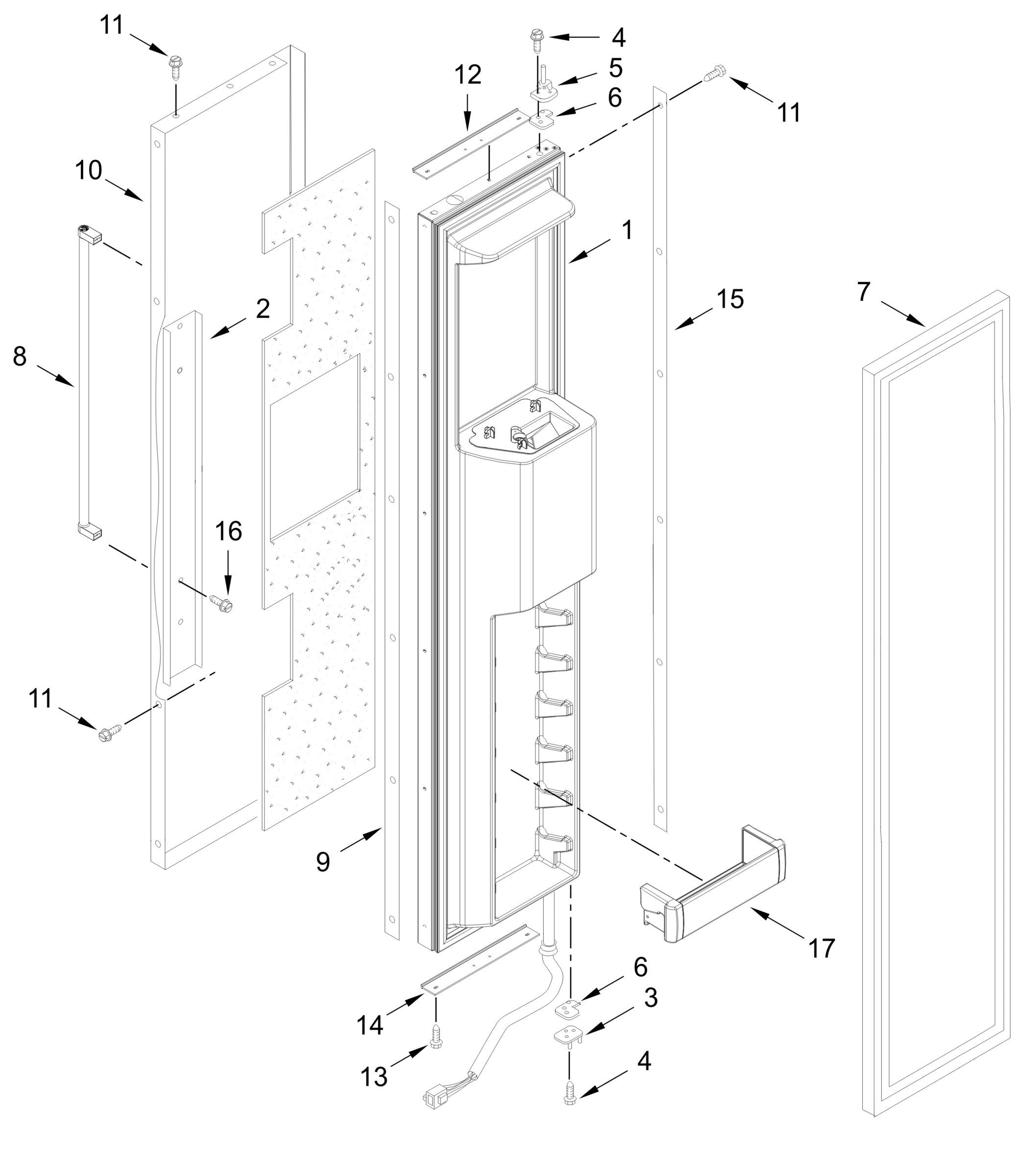 FREEZER DOOR PARTS