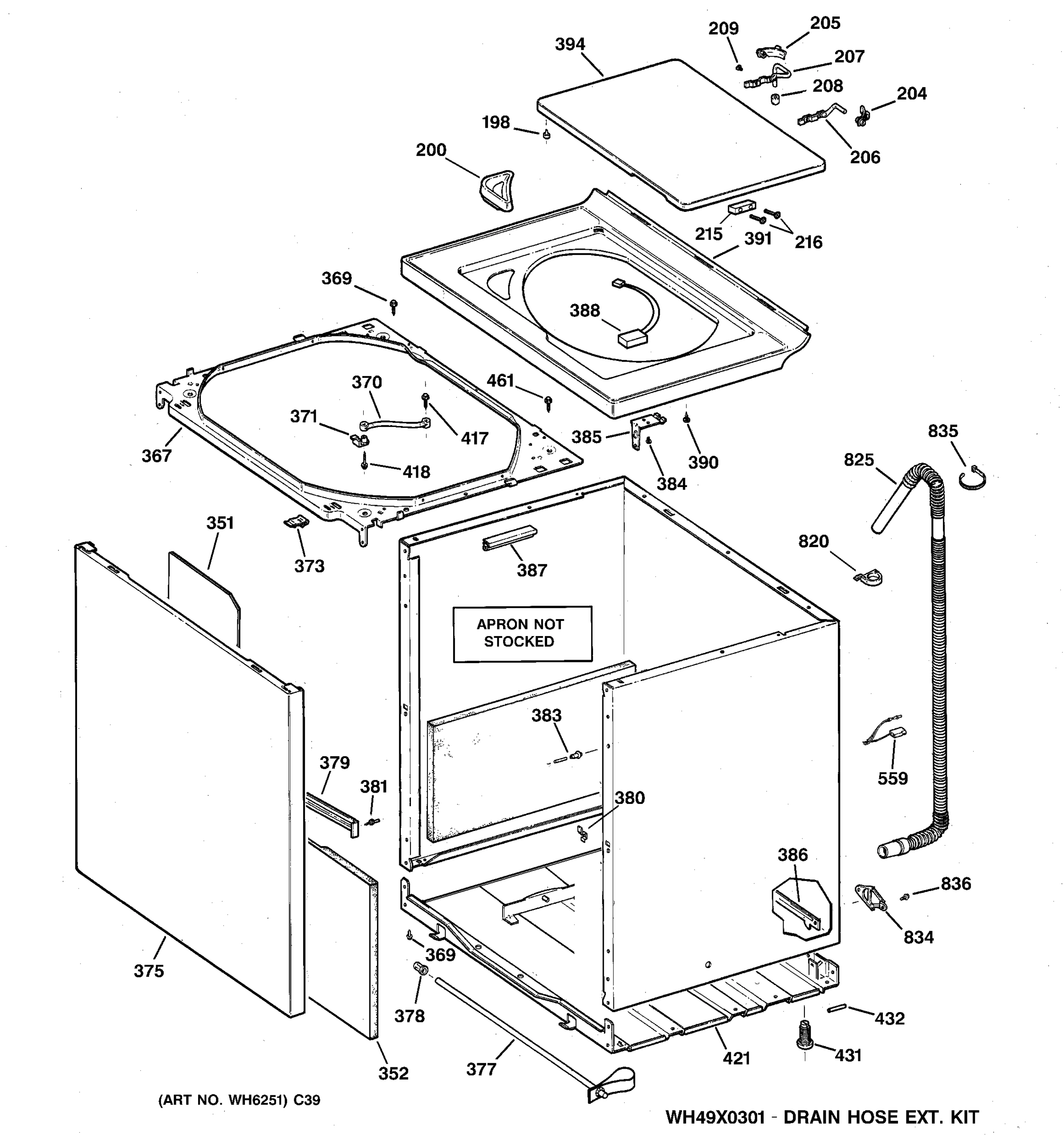 CABINET, COVER & FRONT PANEL