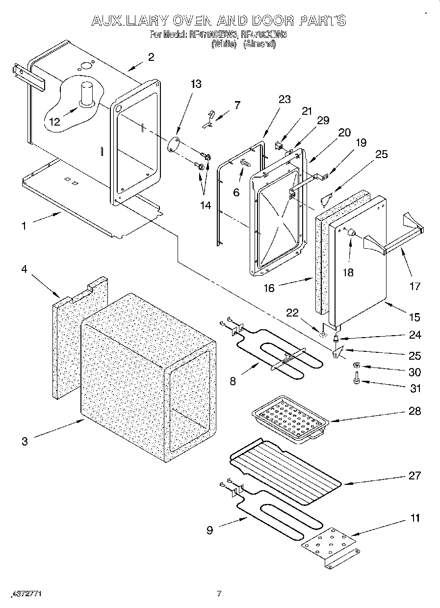 04 - AUXILIARY OVEN AND DOOR