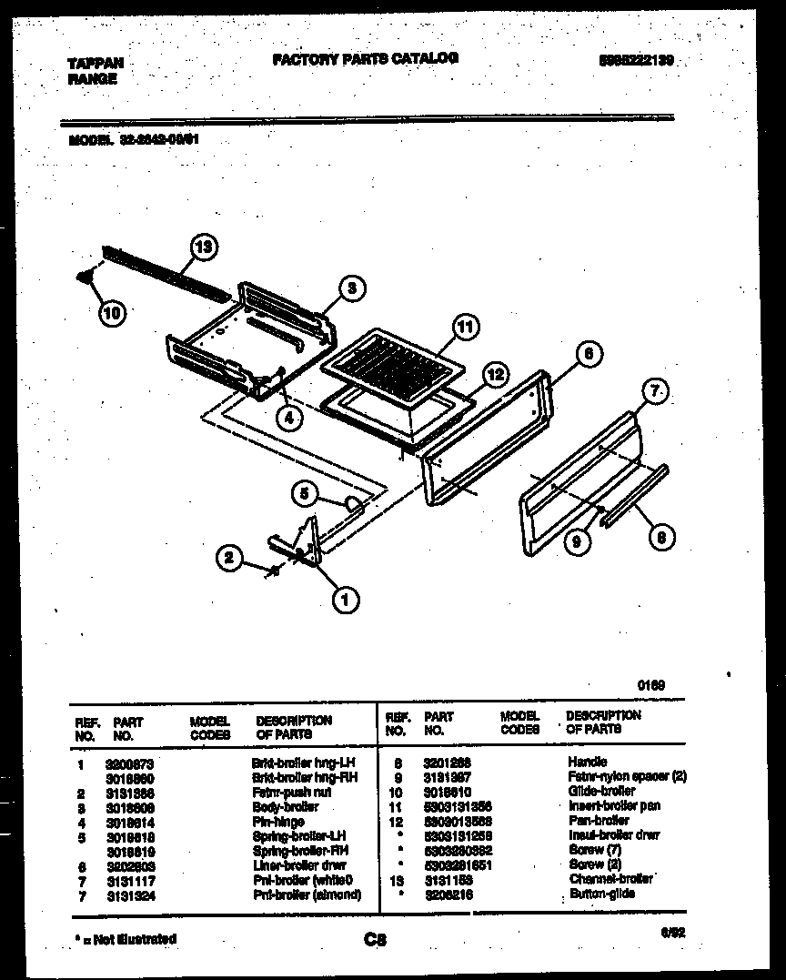 04 - BROILER DRAWER PARTS