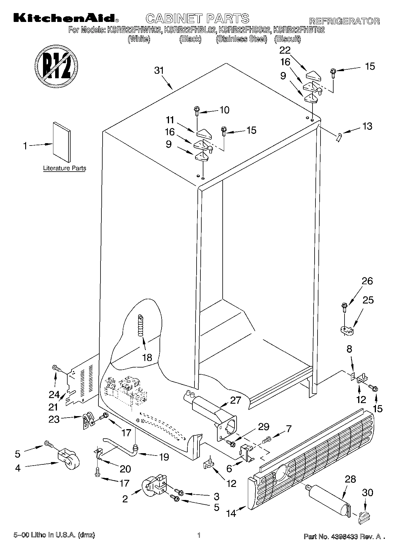 01 - CABINET, LITERATURE