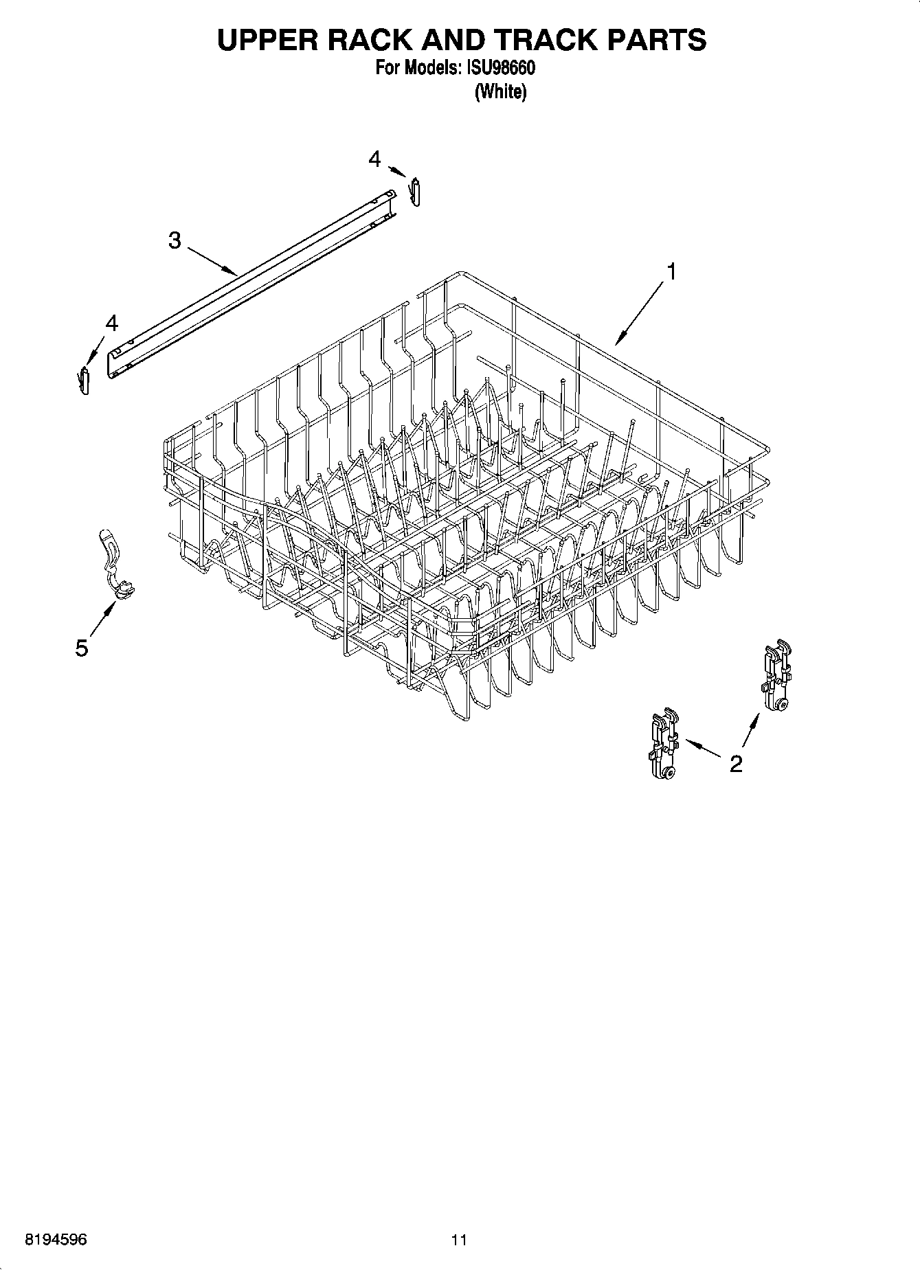 09 - UPPER RACK AND TRACK PARTS