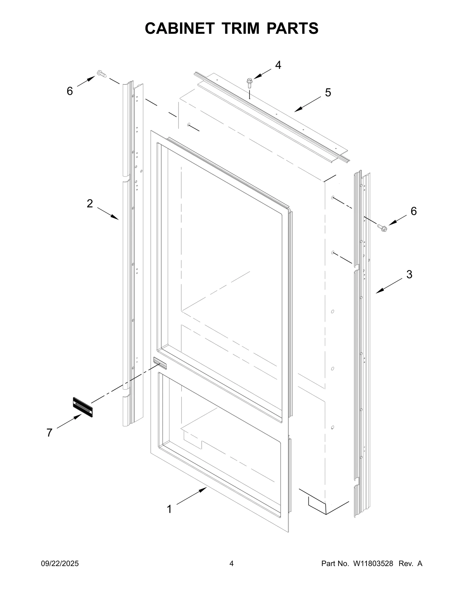 CABINET TRIM PARTS