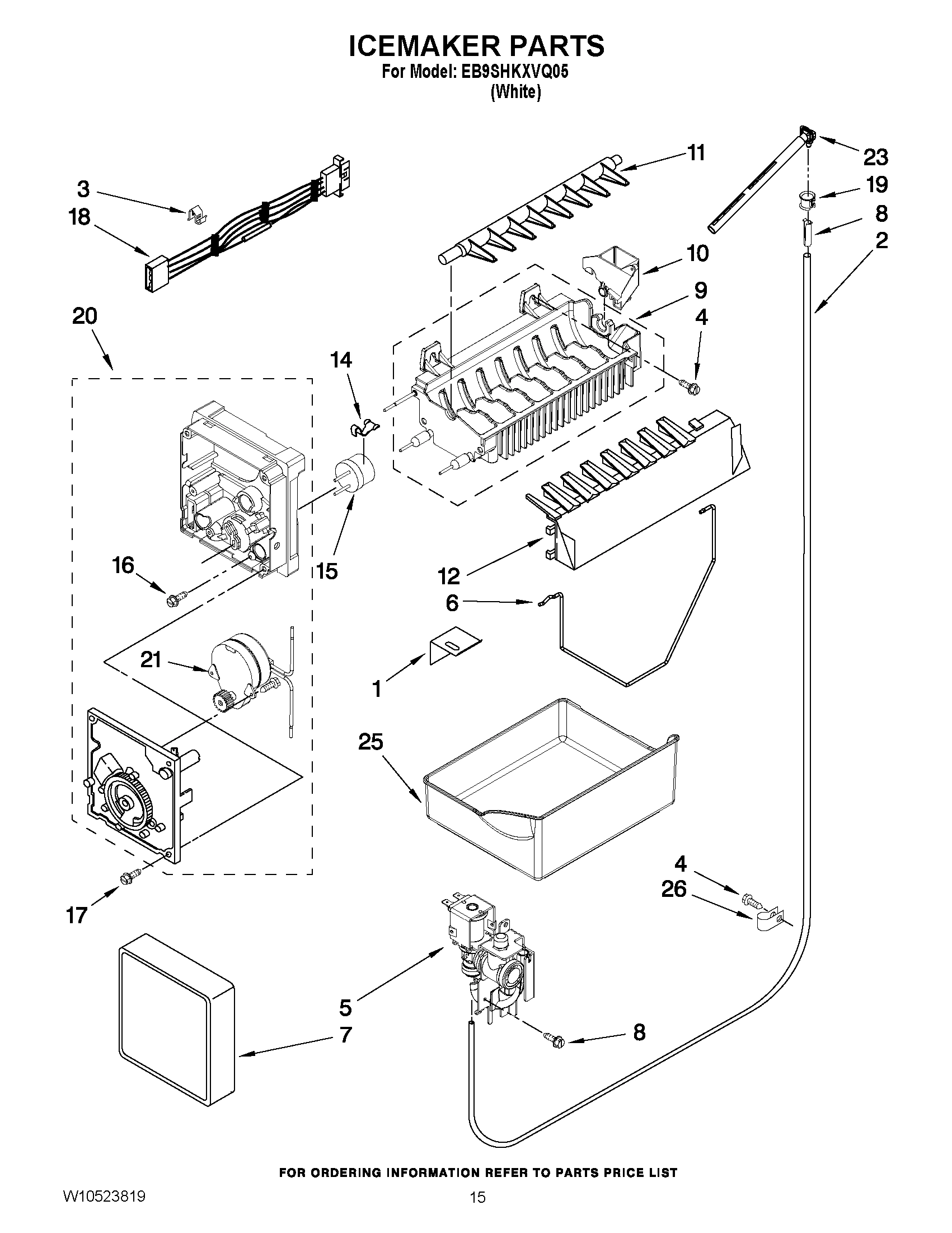 08 - ICEMAKER PARTS