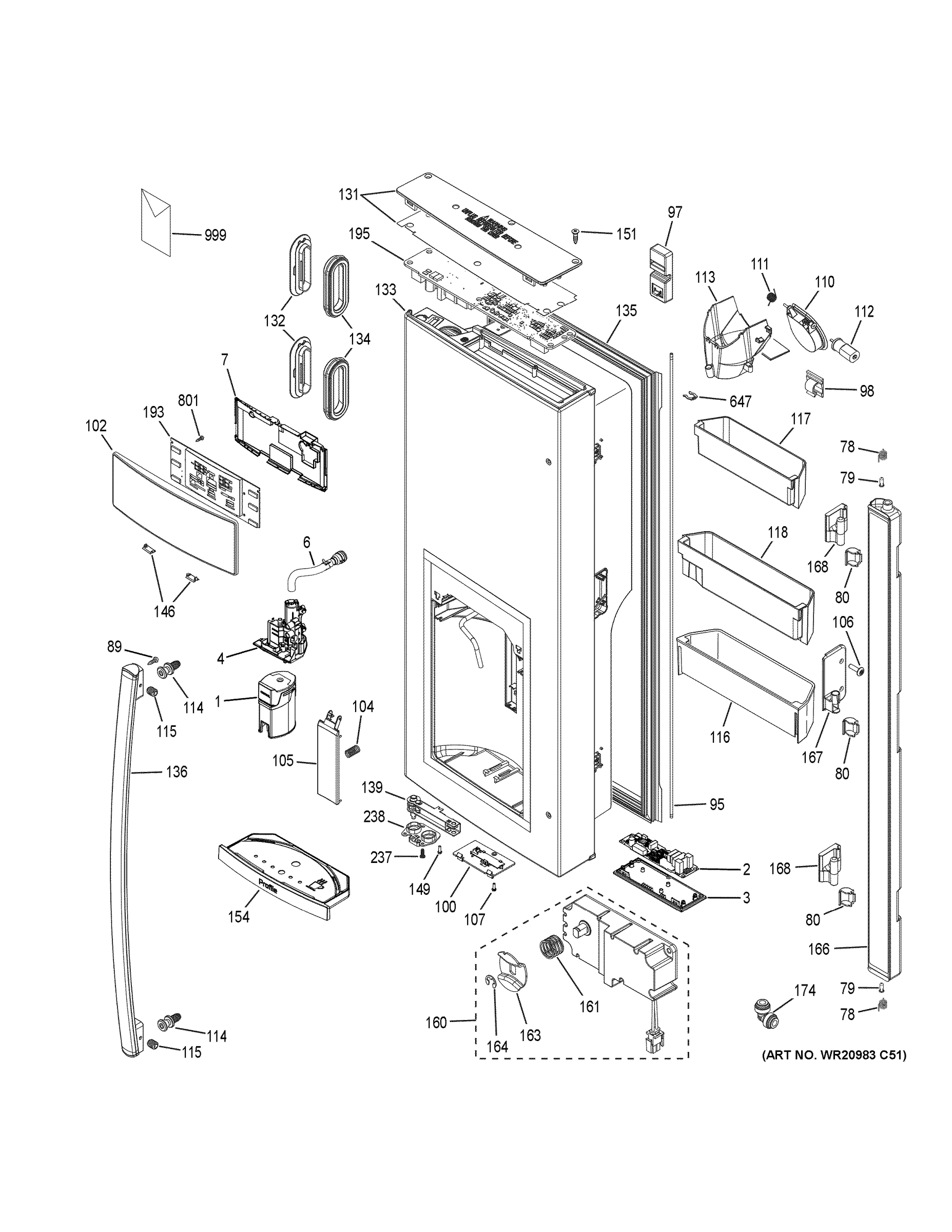DISPENSER DOOR