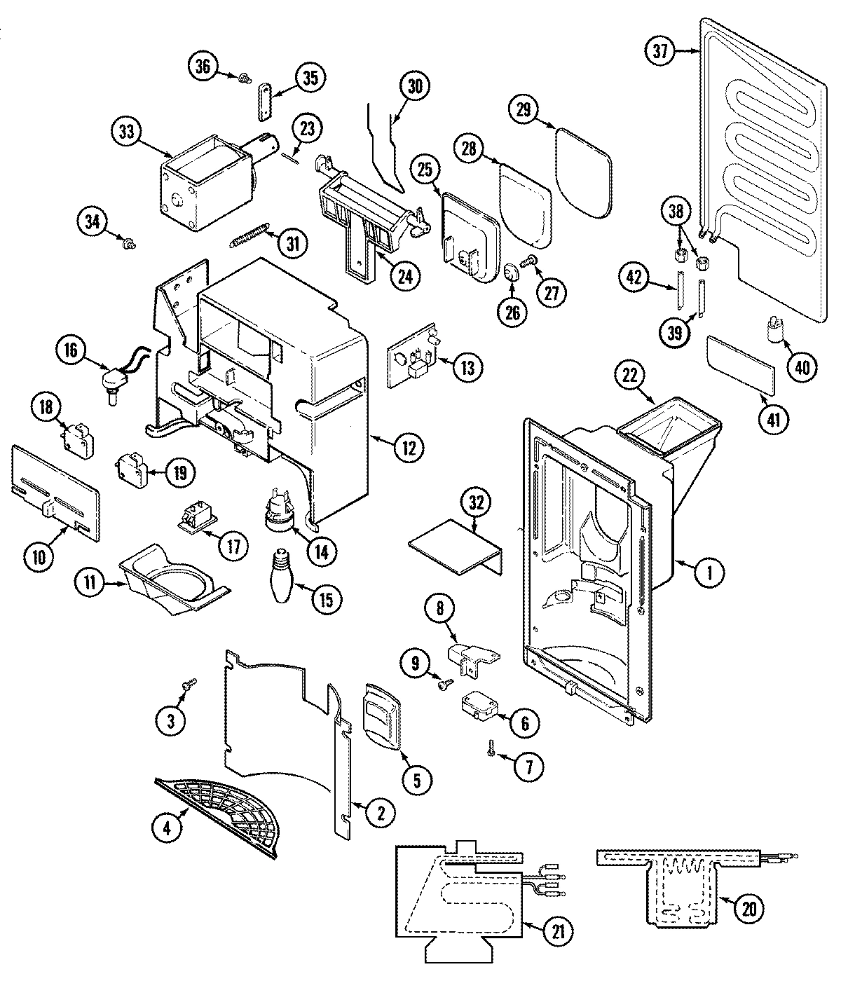 07 - ICE & WATER DISPENSER