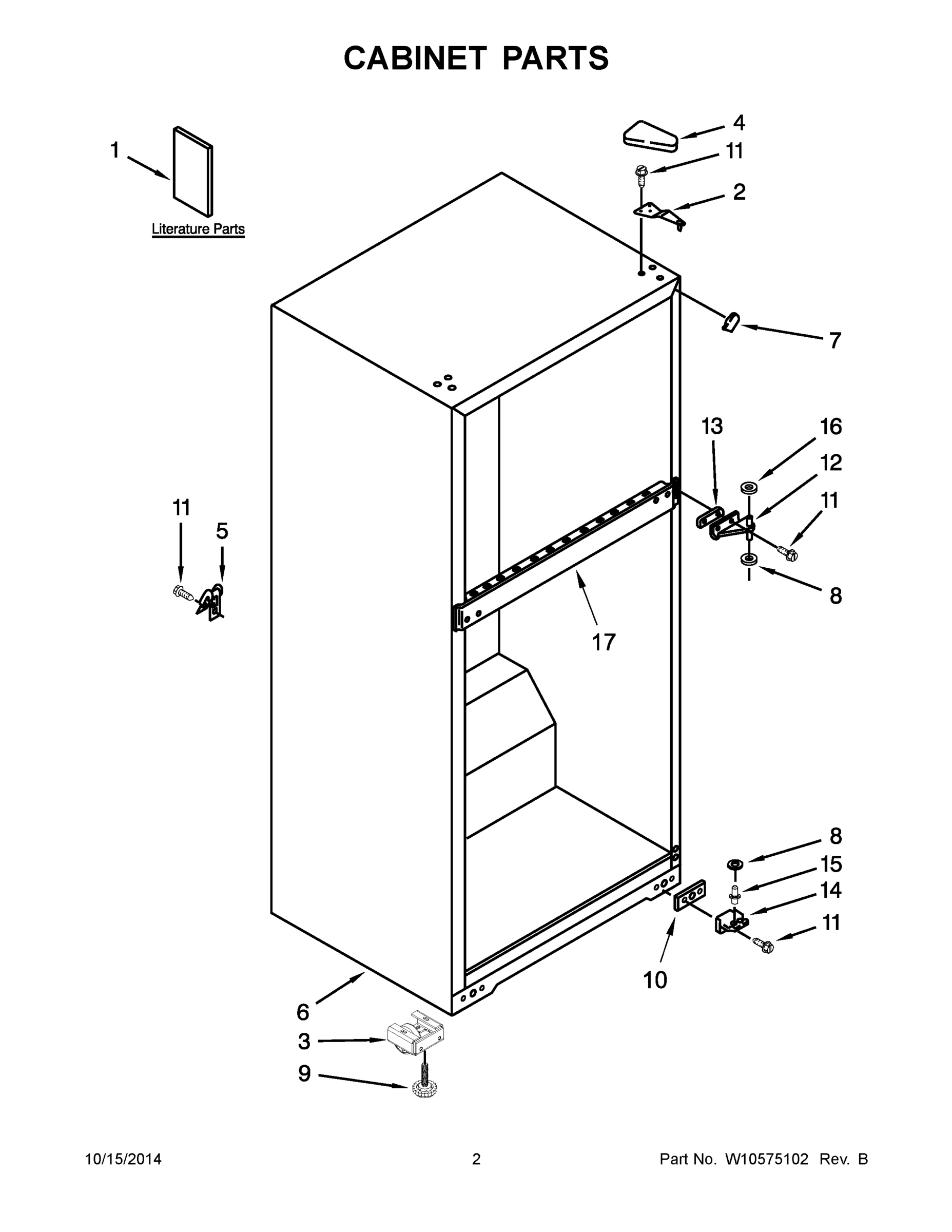 02 - CABINET PARTS