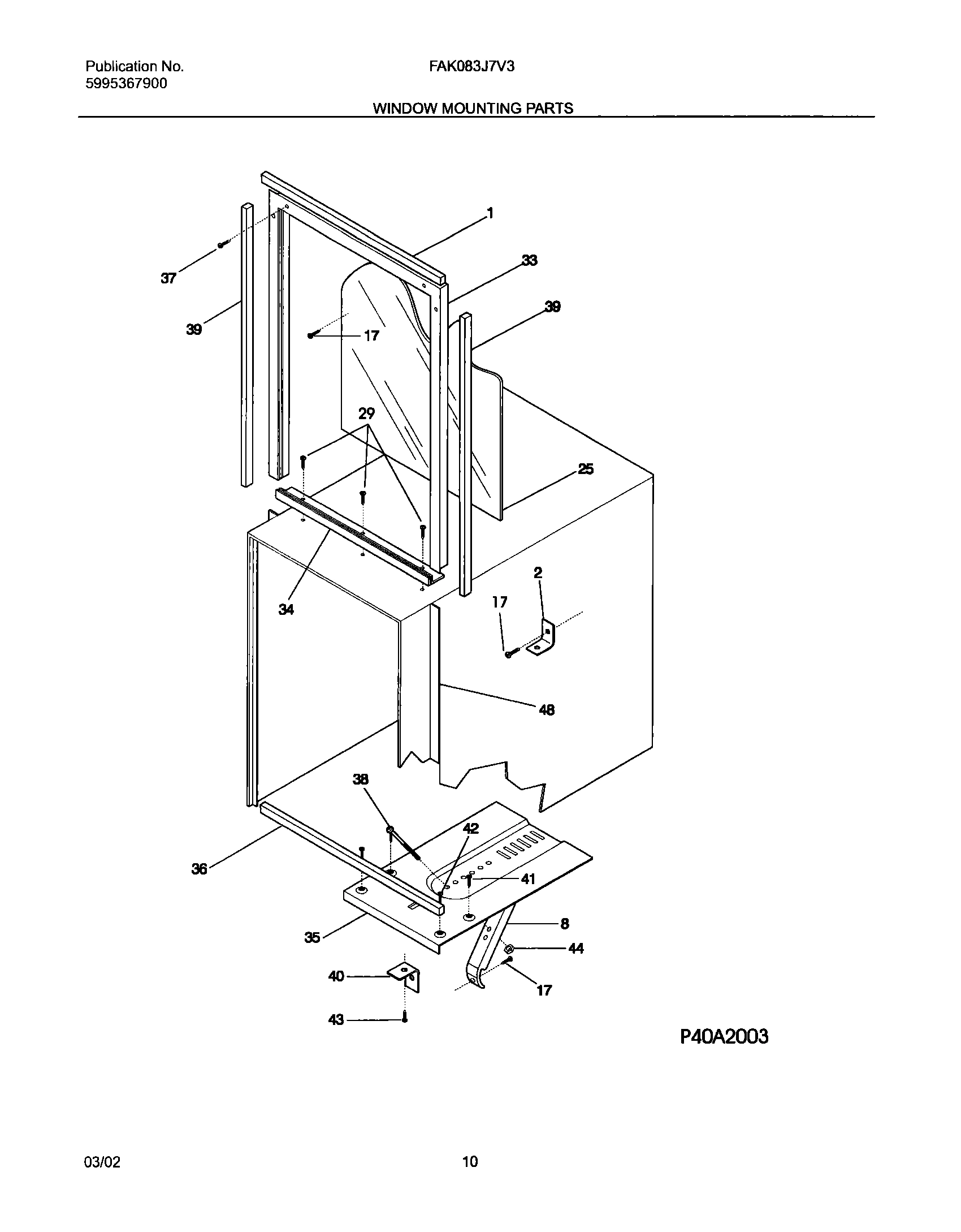 11 - WINDOW MOUNTING PARTS