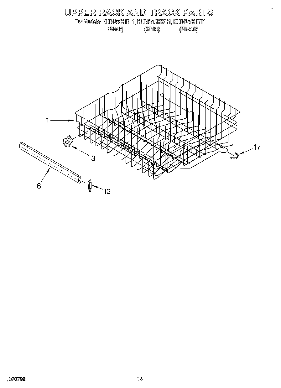 10 - UPPER RACK AND TRACK