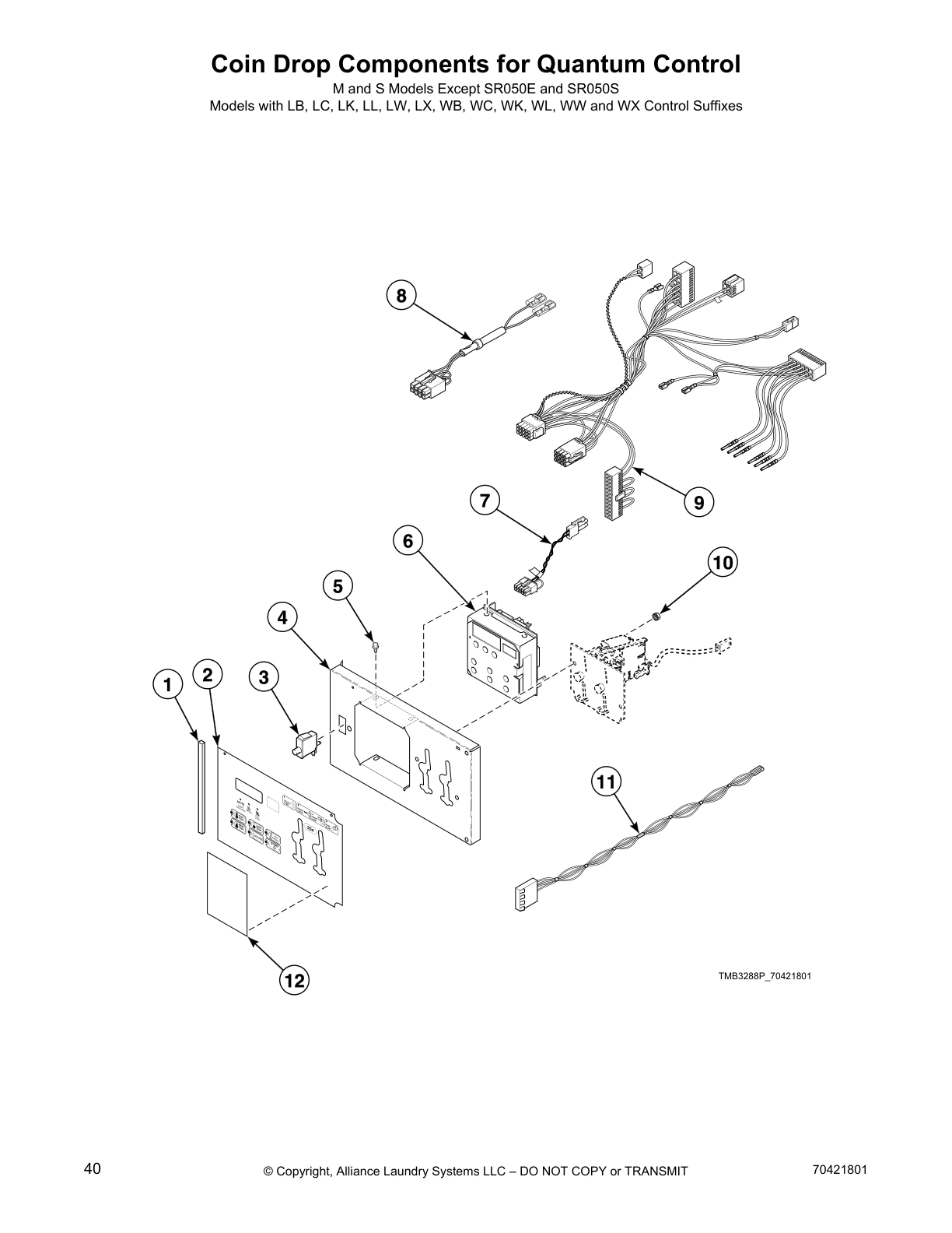 Coin Drop Components for Quantum Control