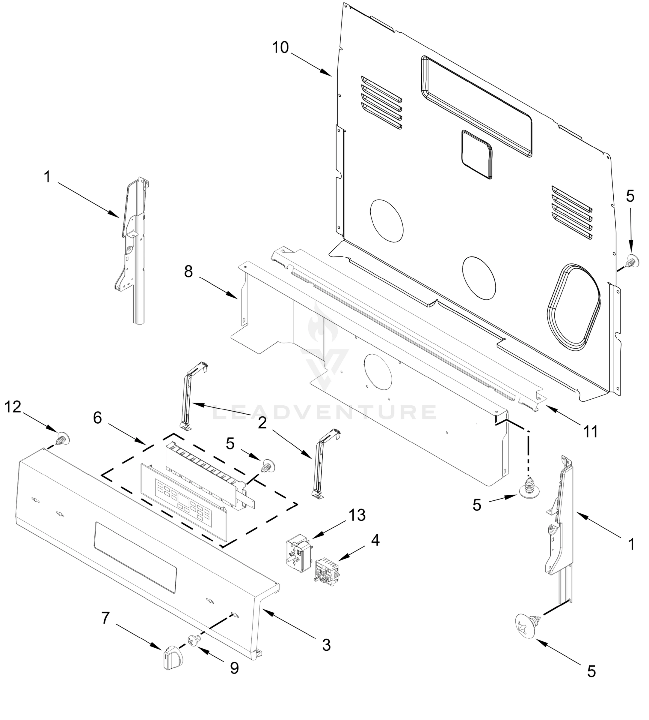 CONTROL PANEL PARTS
