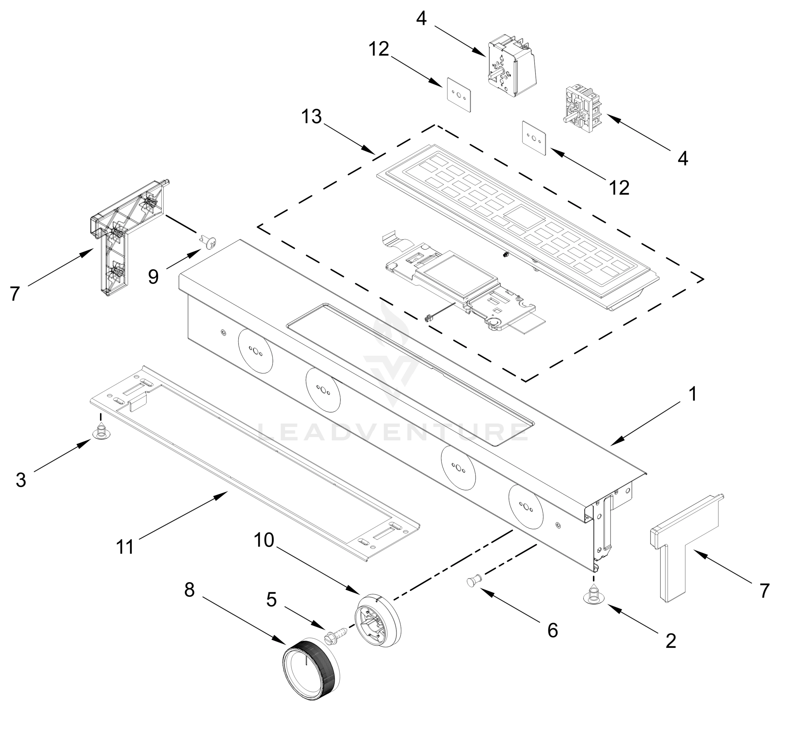 CONTROL PANEL PARTS