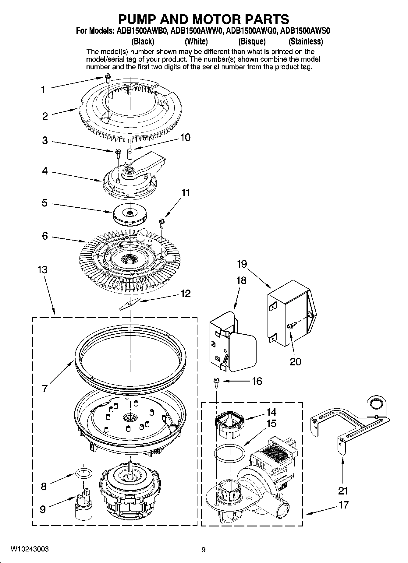 08 - PUMP AND MOTOR PARTS