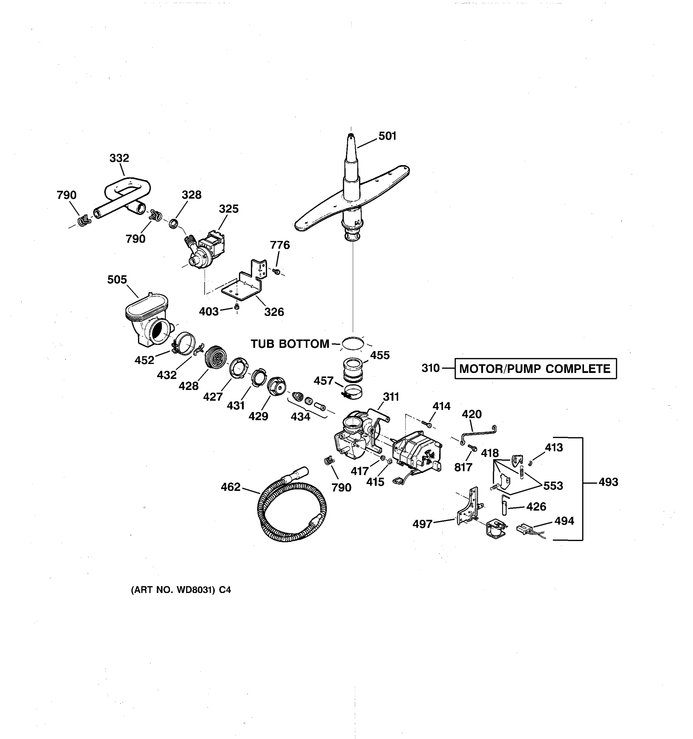 MOTOR-PUMP MECHANISM