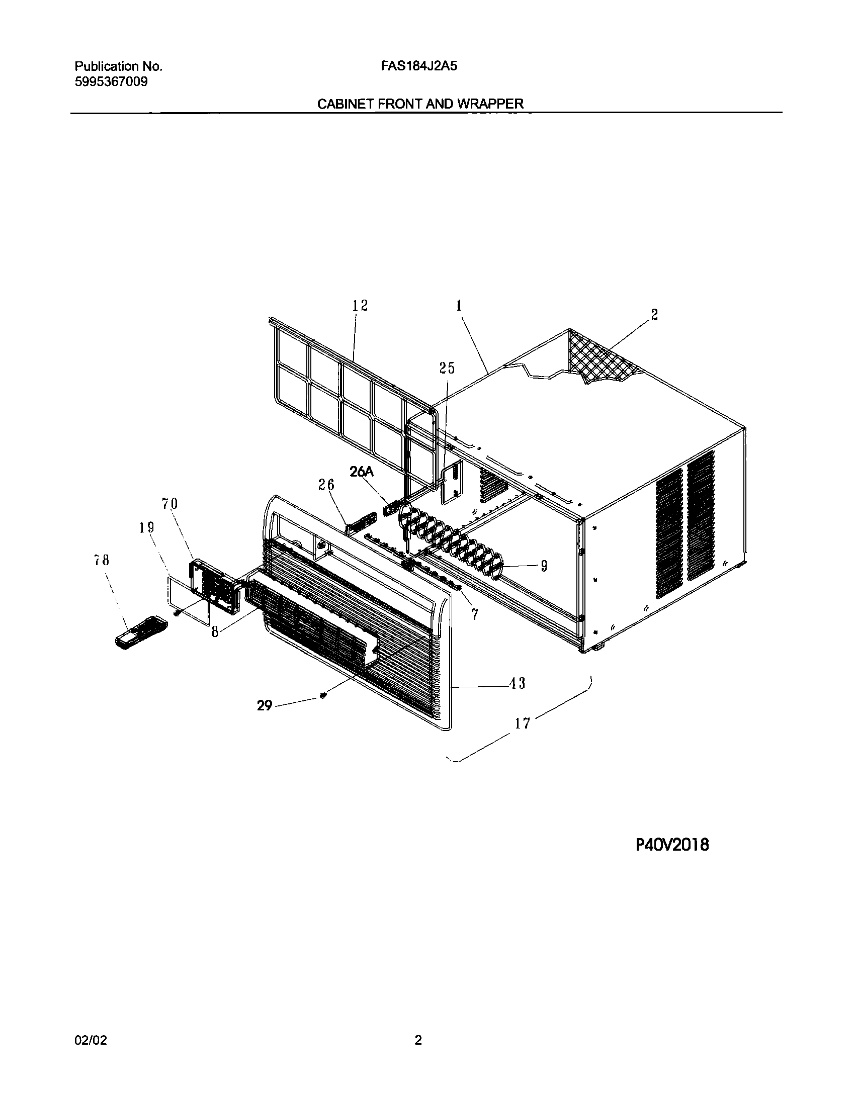 03 - CABINET FRONT AND WRAPPER