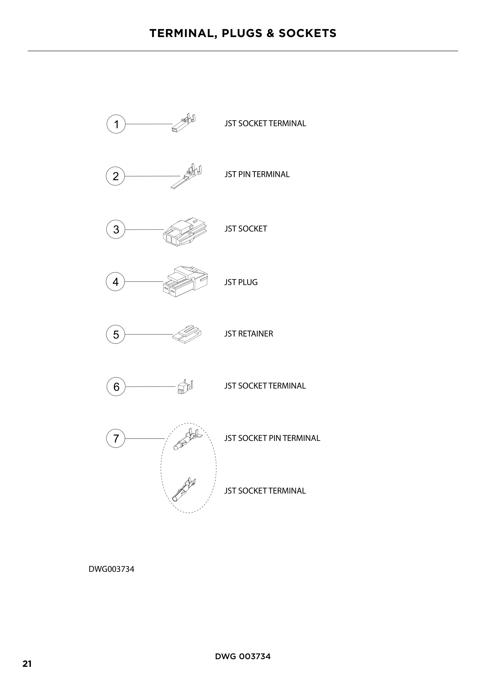 TERMINAL, PLUGS & SOCKETS