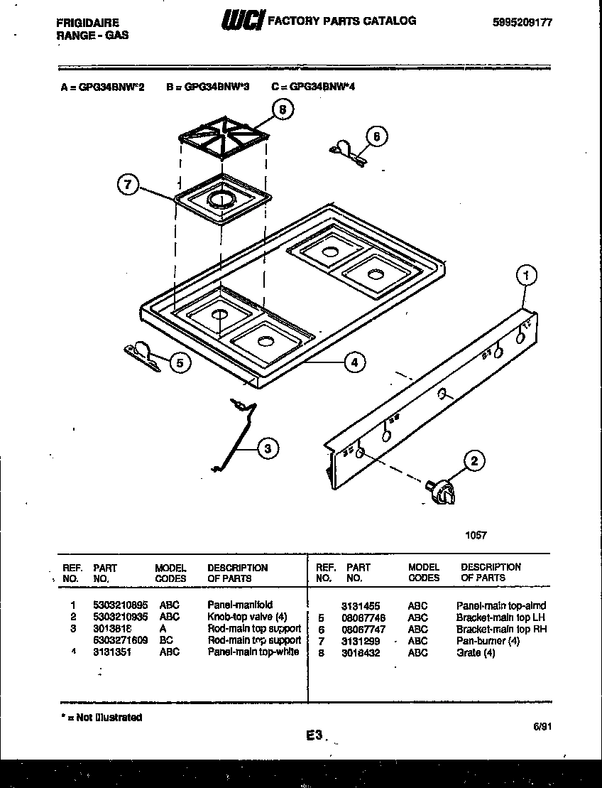 03 - COOKTOP PARTS