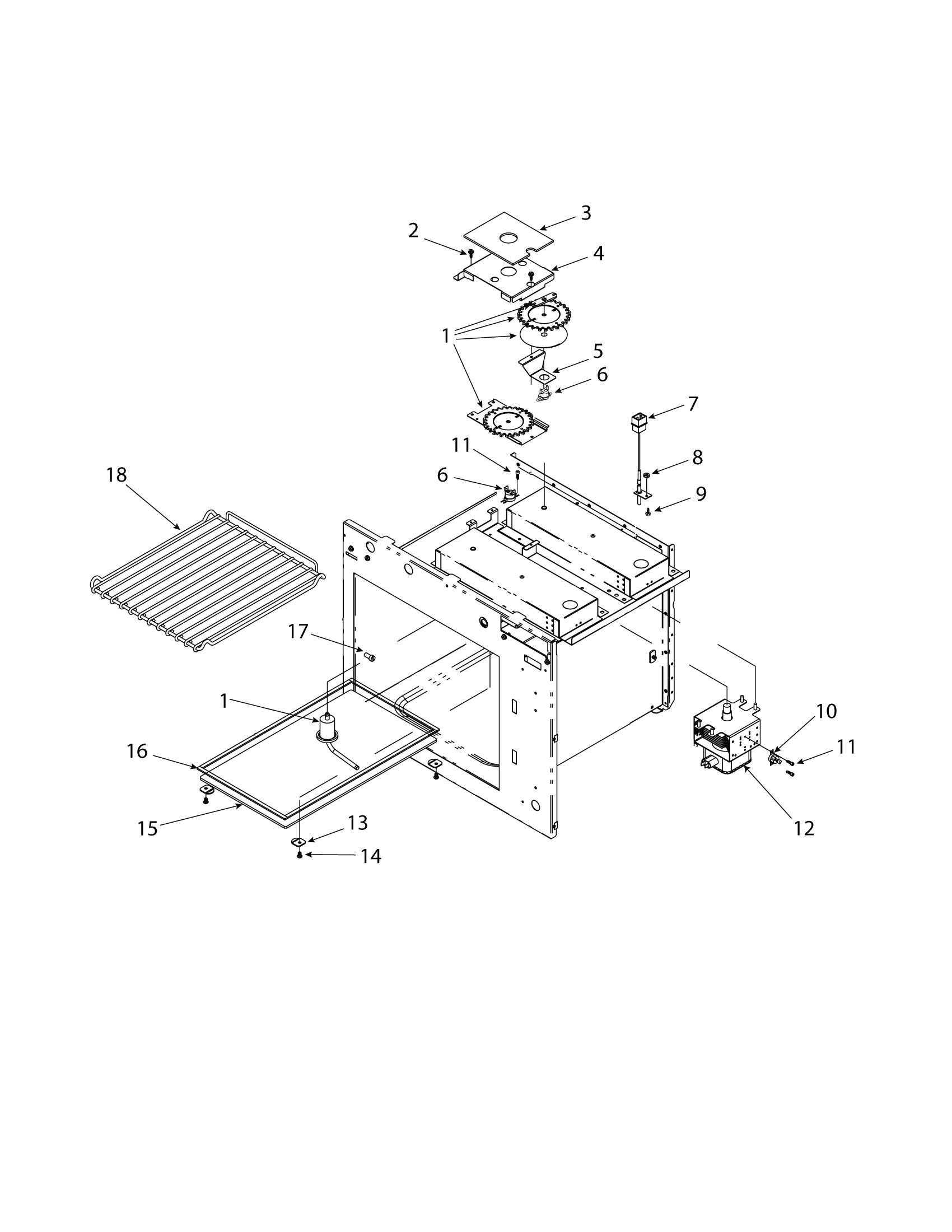 MAGNETRON / STIRRER SYSTEM / TEMP SENSORS