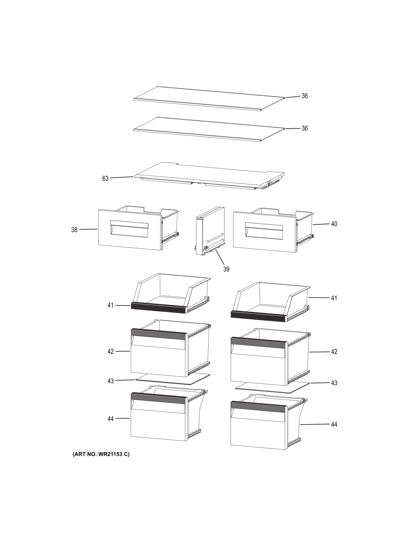 SHELVES & DRAWERS