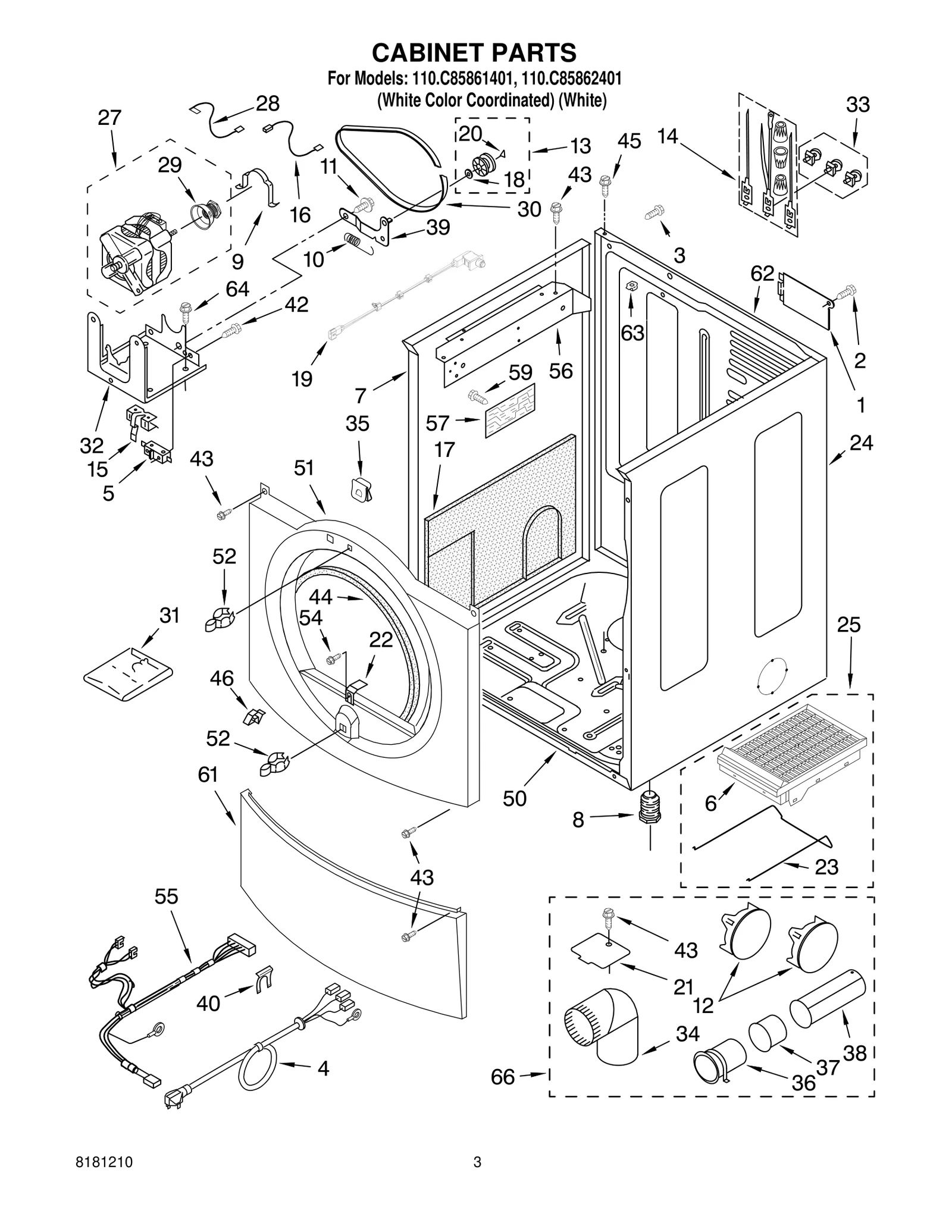 CABINET PARTS