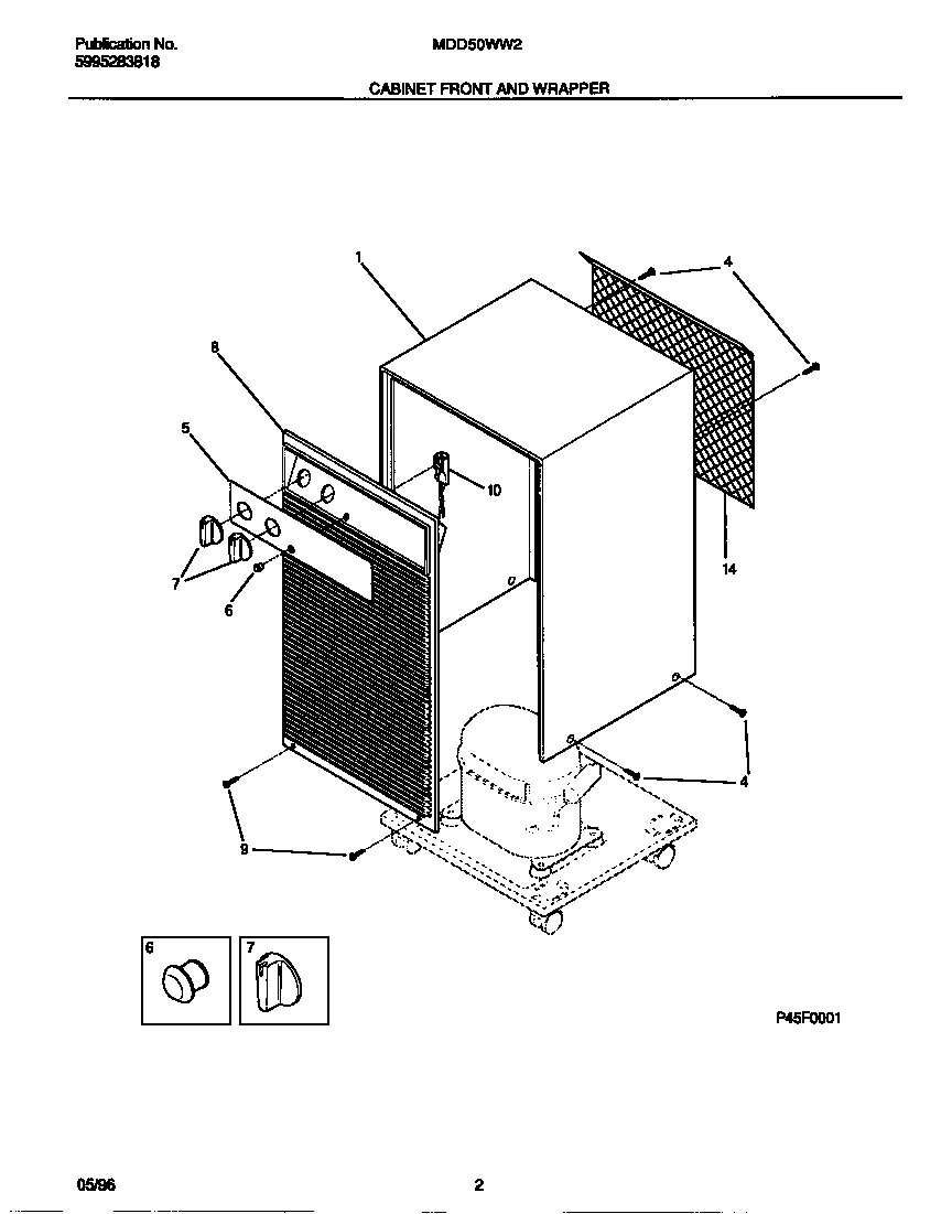 02 - CABINET FRONT AND WRAPPER