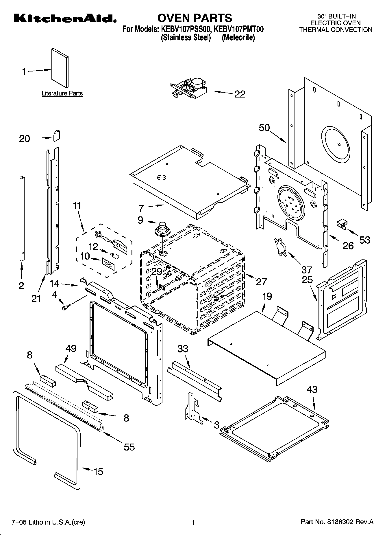 01 - OVEN PARTS