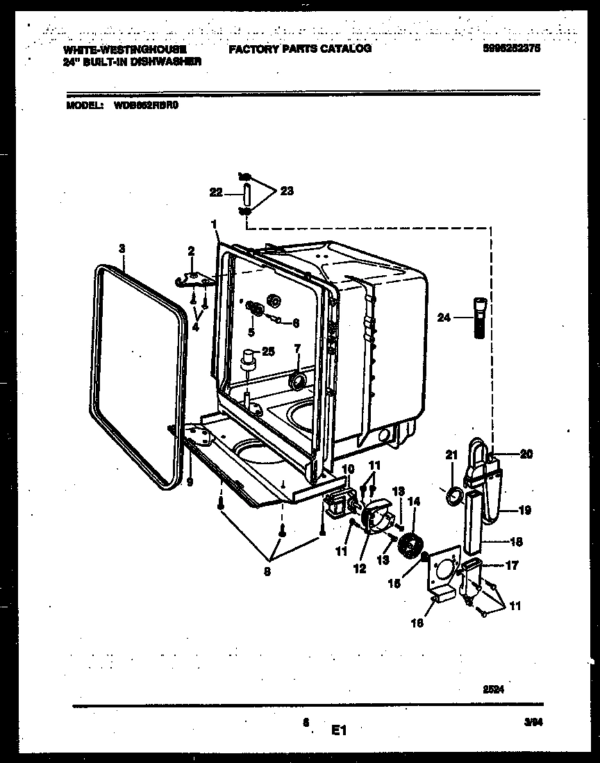 05 - TUB AND FRAME PARTS