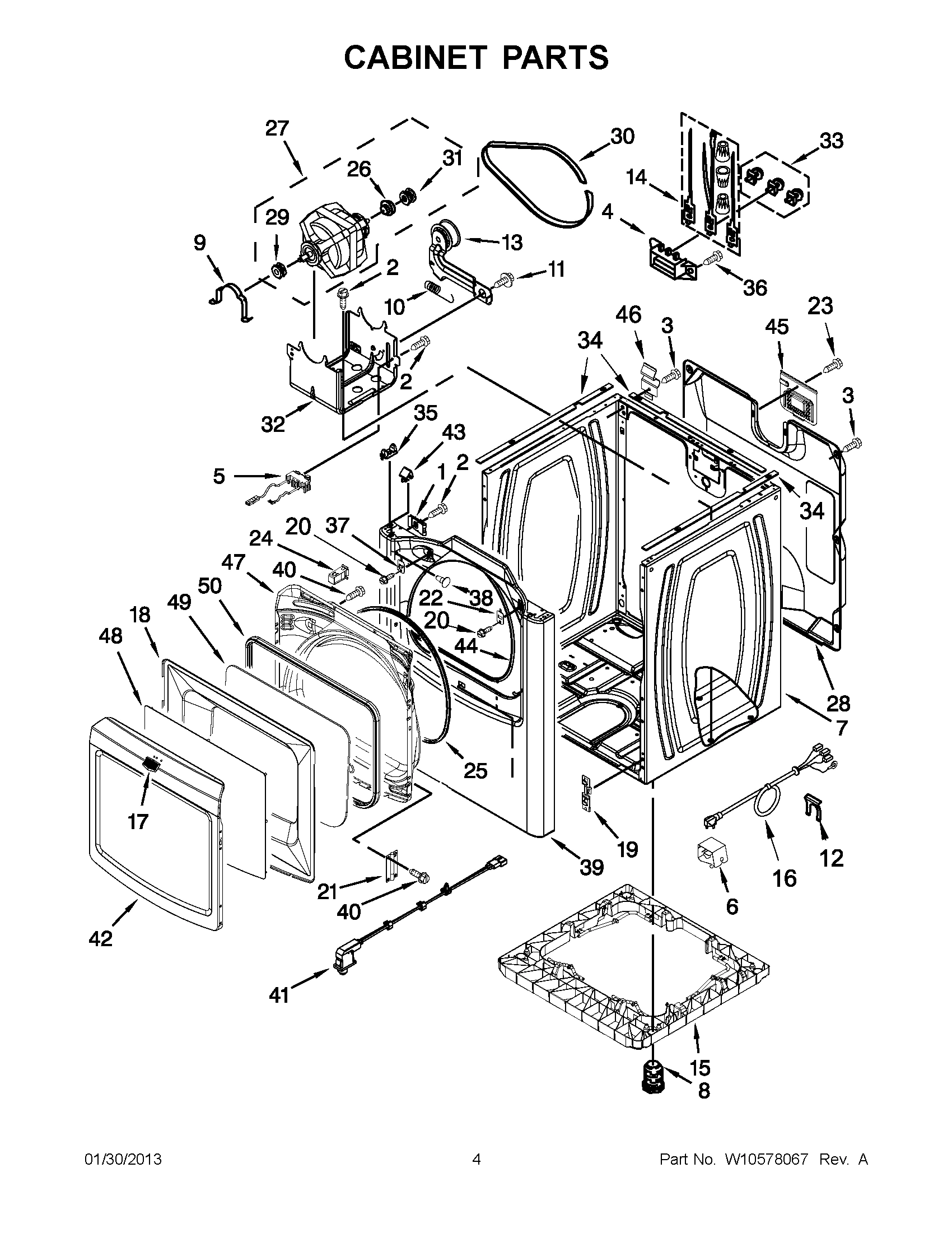 02 - CABINET PARTS