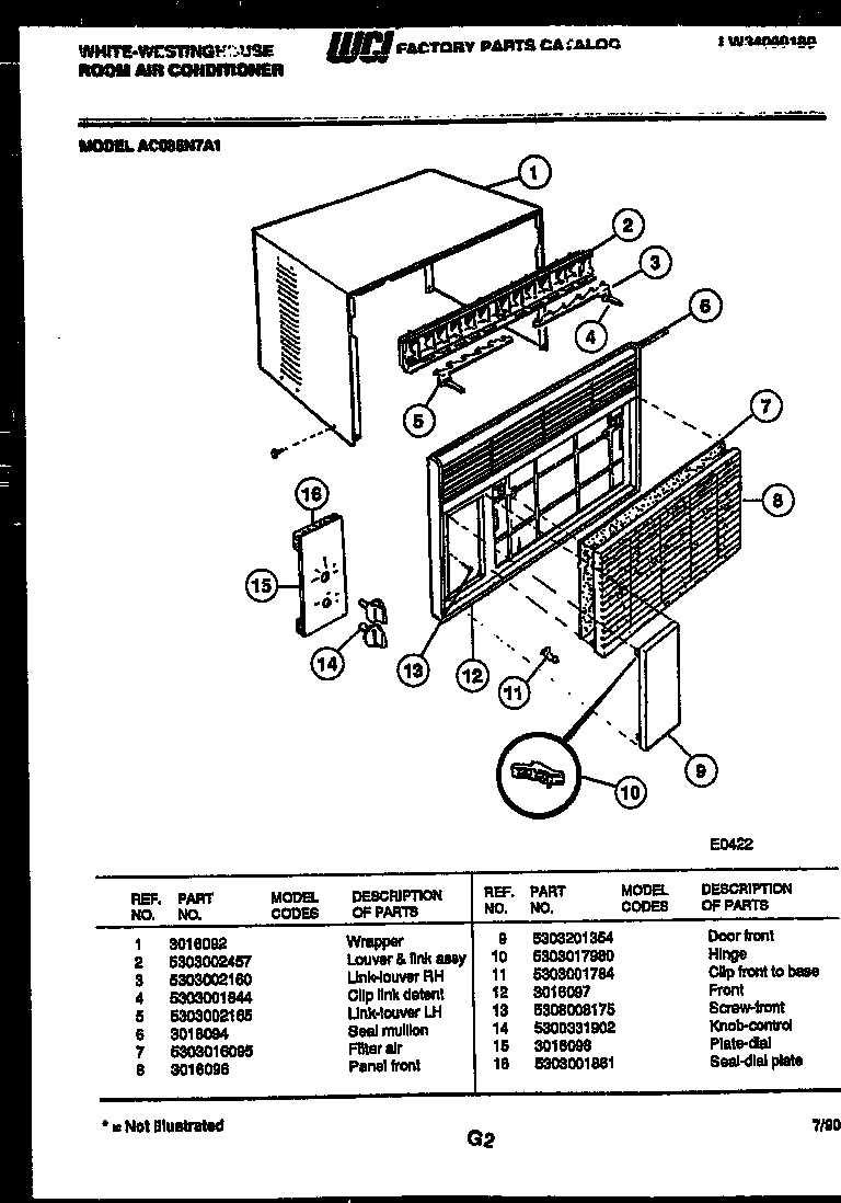 02 - CABINET PARTS