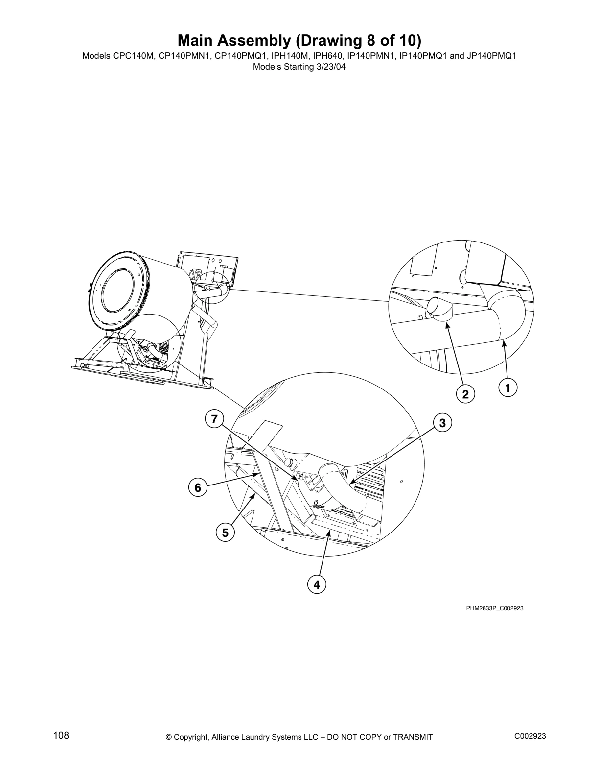 Main Assembly (Drawing 8 of 10)