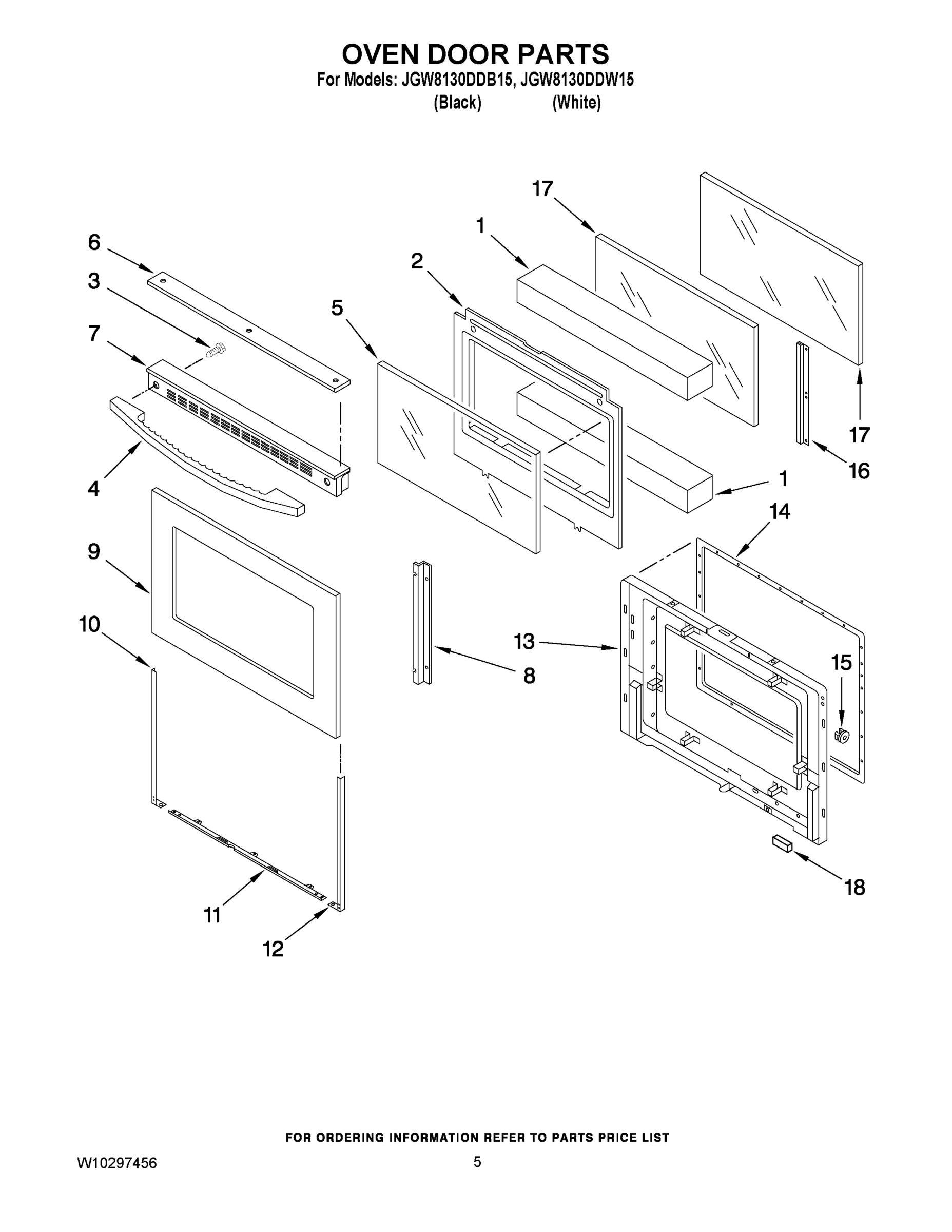 04 - OVEN DOOR PARTS