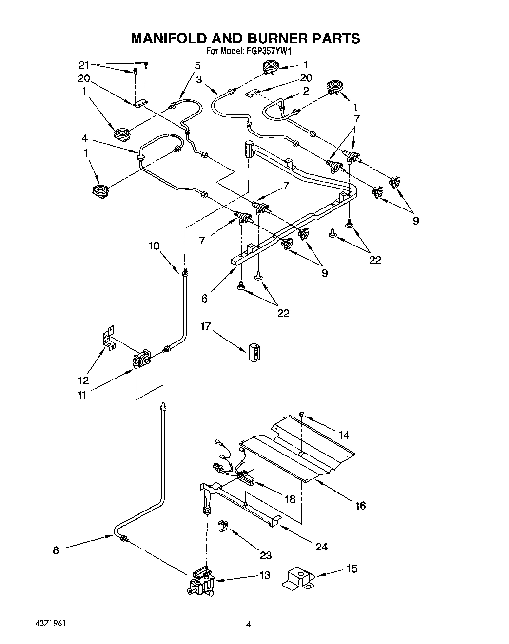 04 - MANIFOLD AND BURNER