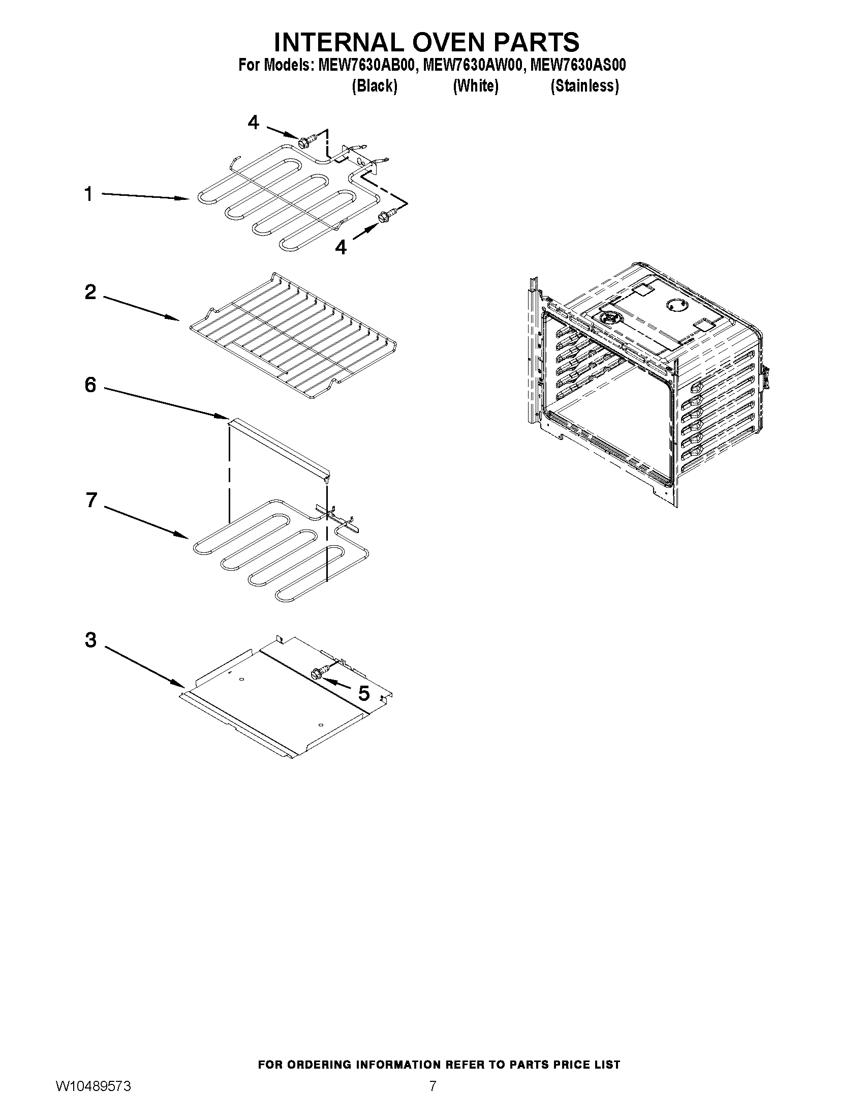 05 - INTERNAL OVEN PARTS