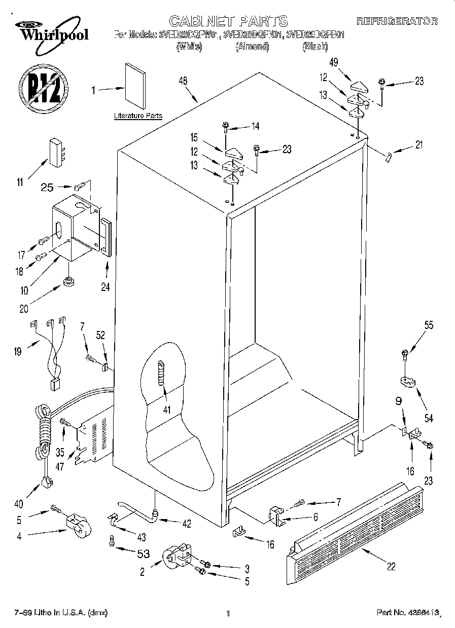 01 - CABINET, LITERATURE