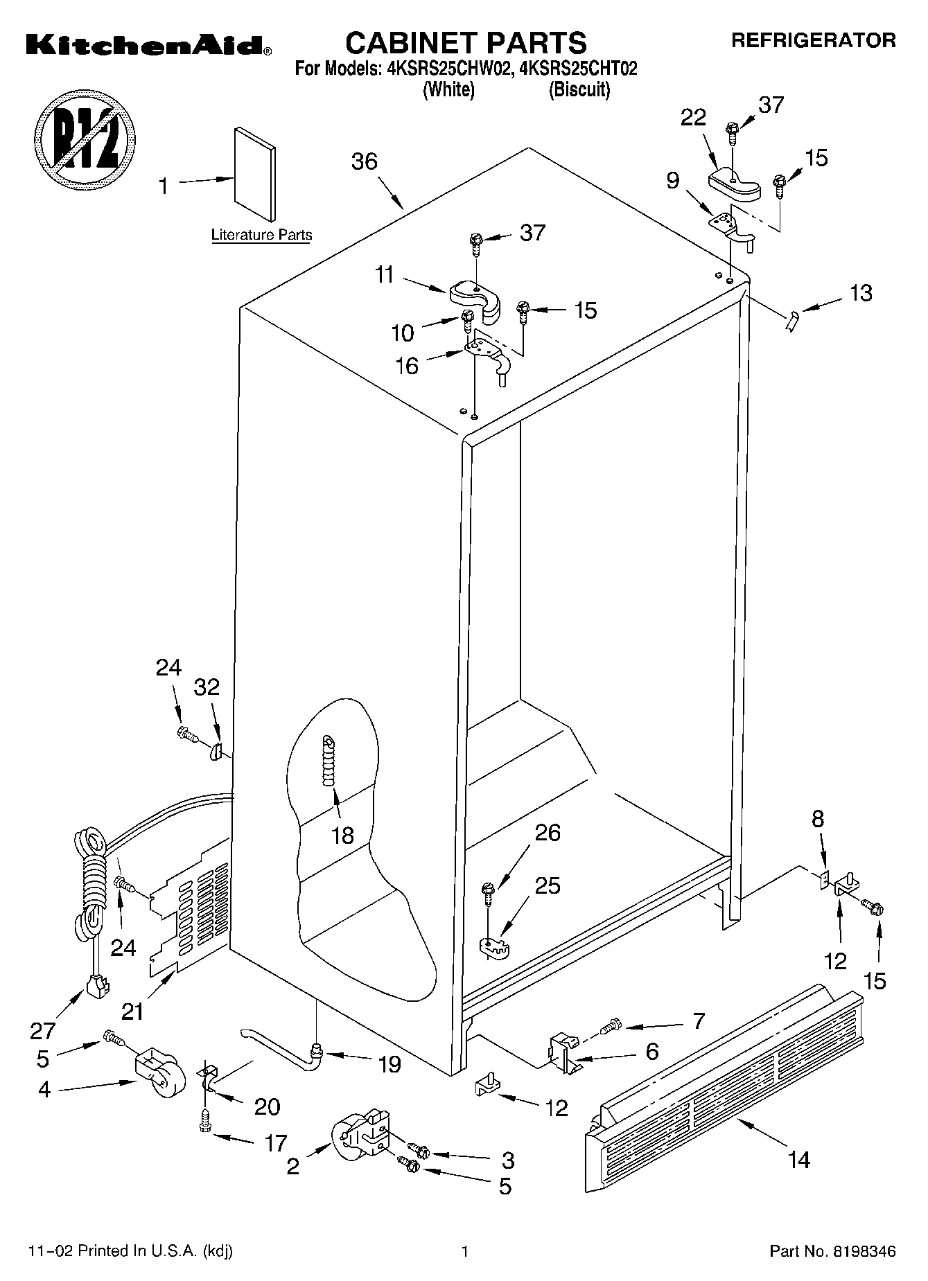 01 - CABINET, LITERATURE
