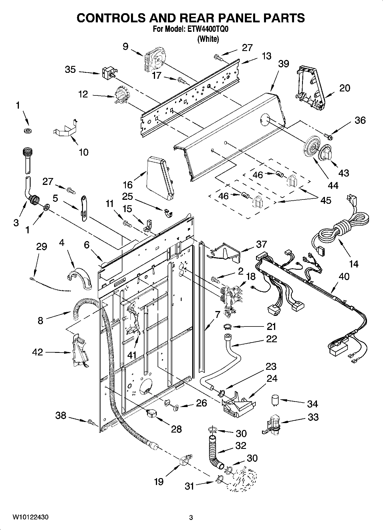 02 - CONTROLS AND REAR PANEL PARTS