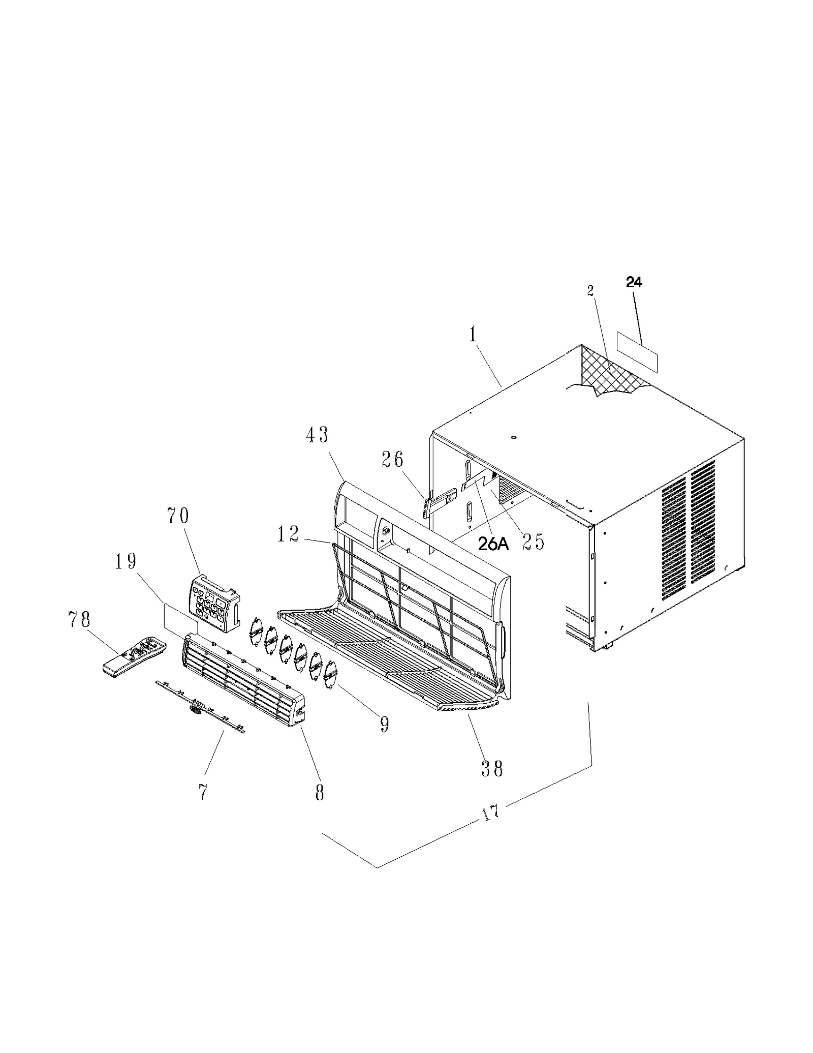 CABINET FRONT AND WRAPPER