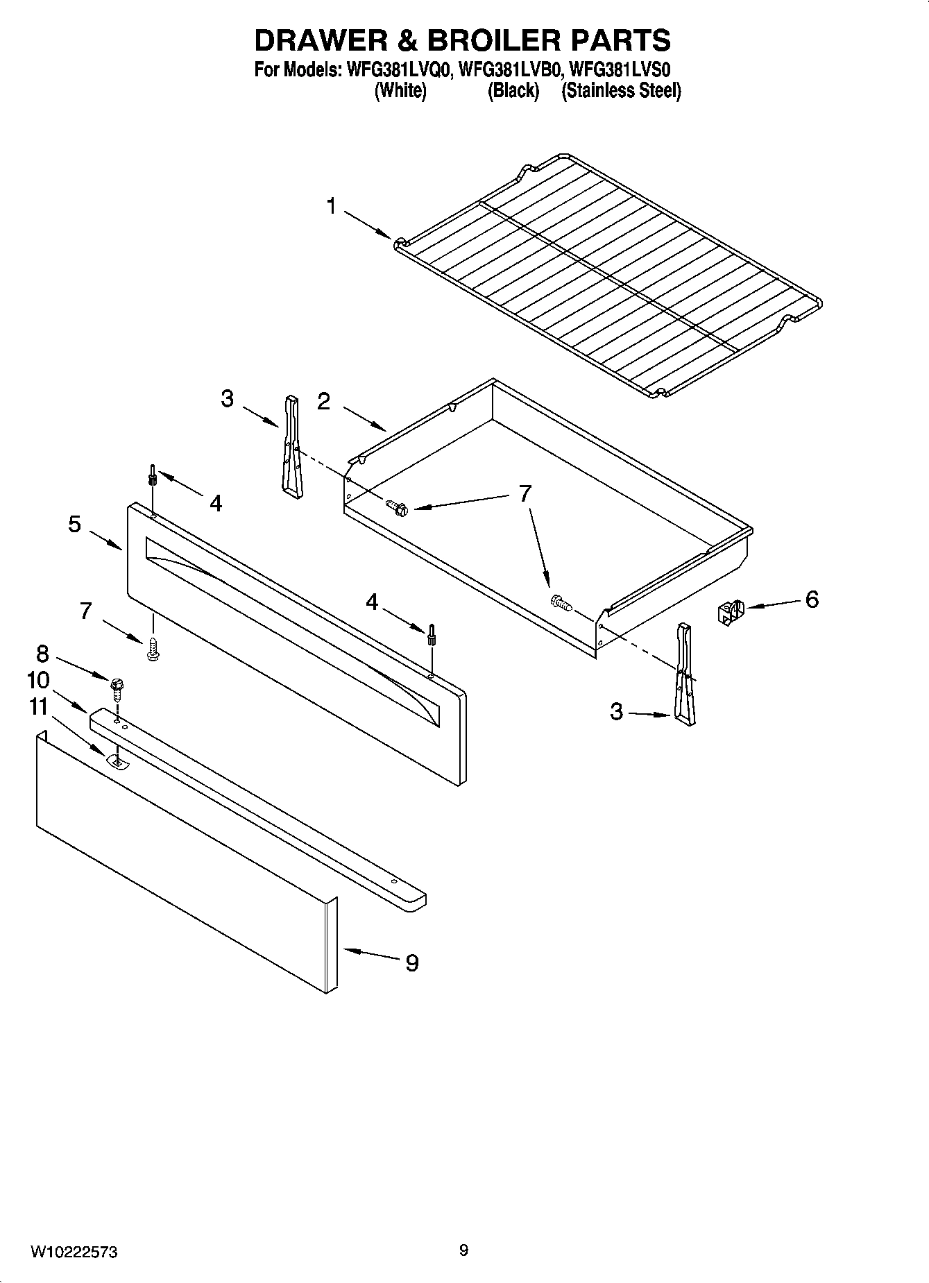 06 - DRAWER & BROILER PARTS, OPTIONAL PARTS