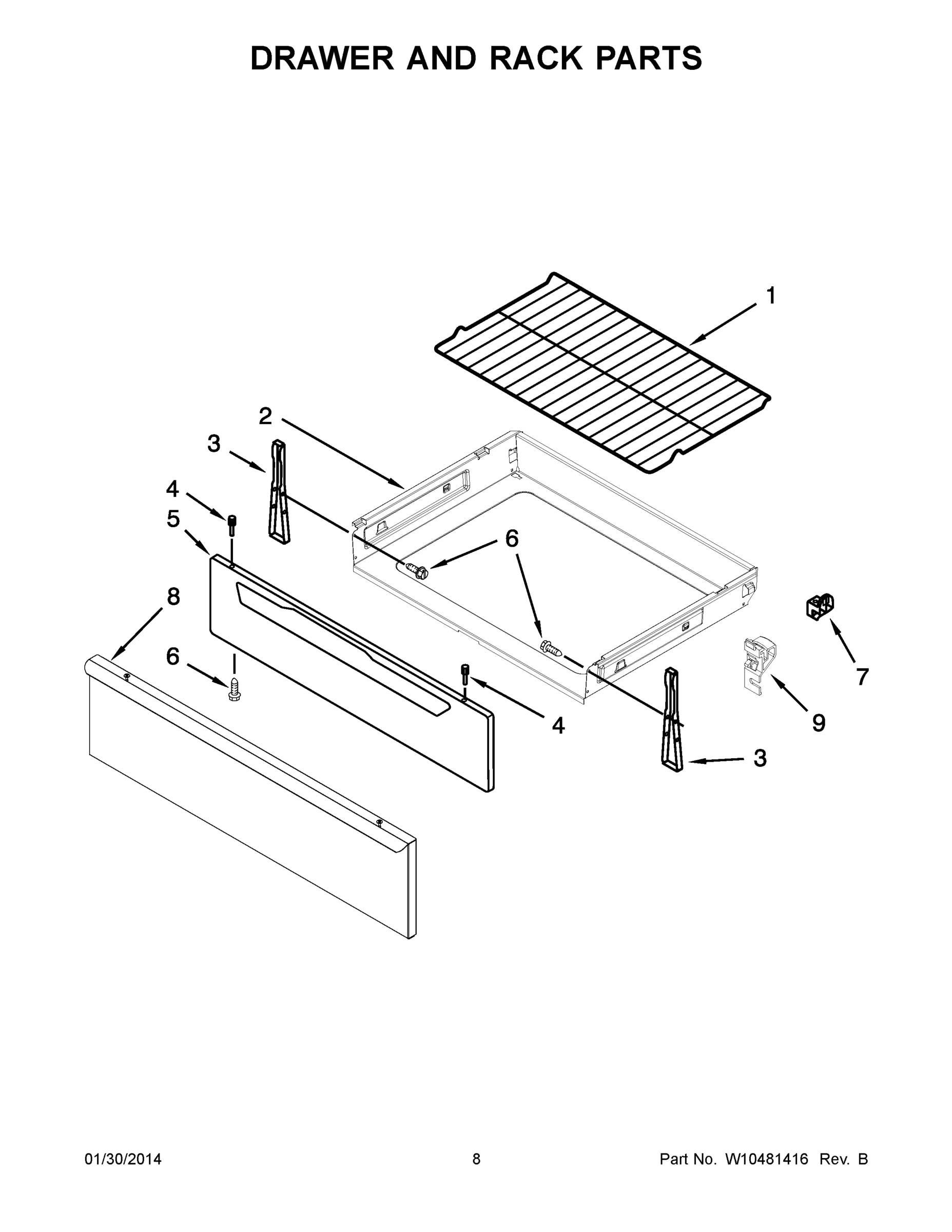 05 - DRAWER AND RACK PARTS