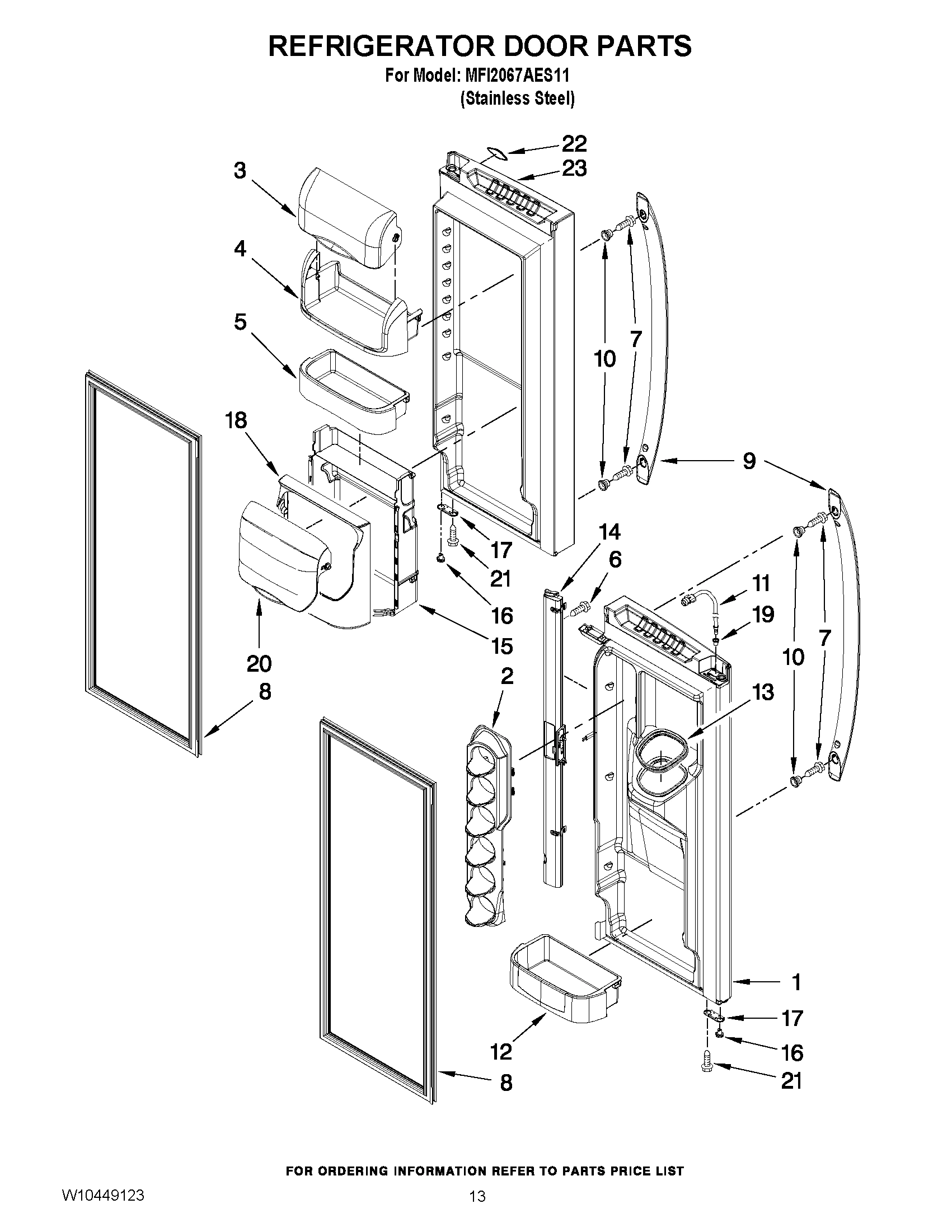 07 - REFRIGERATOR DOOR PARTS
