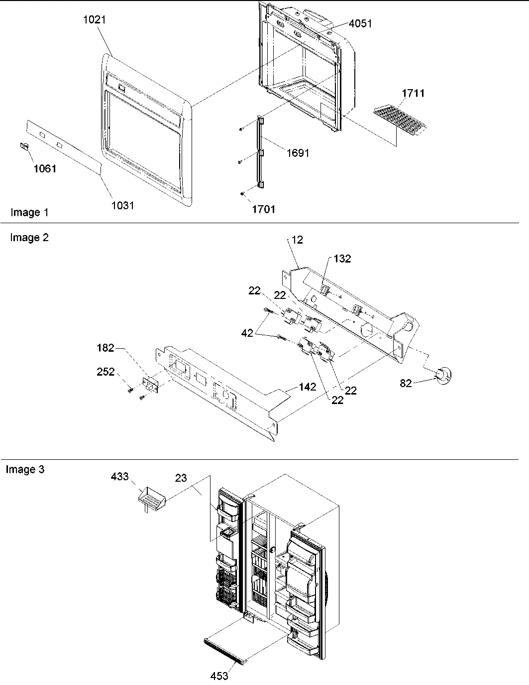 05 - Façade Dispenser Cover, & Elec Brkt Assy