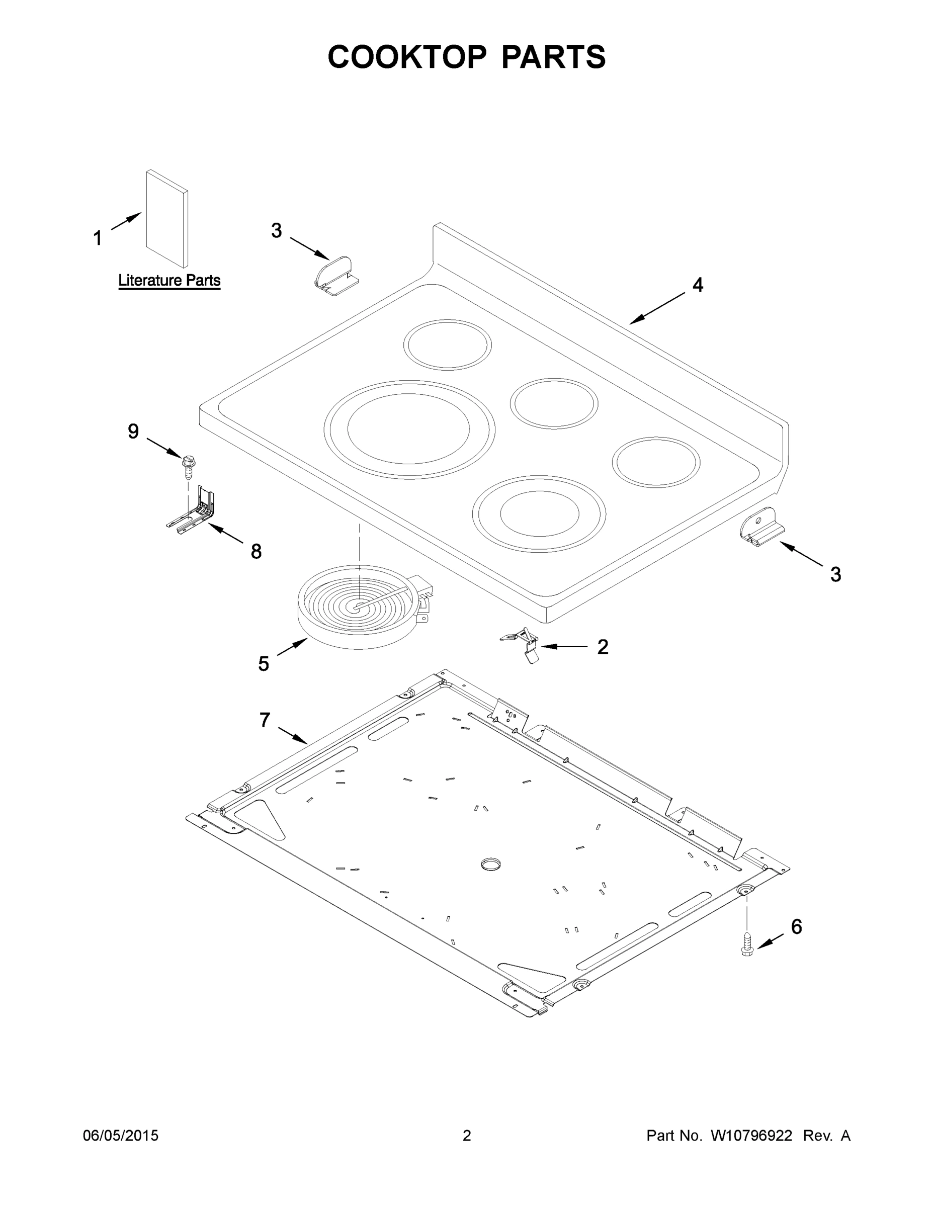 02 - COOKTOP PARTS
