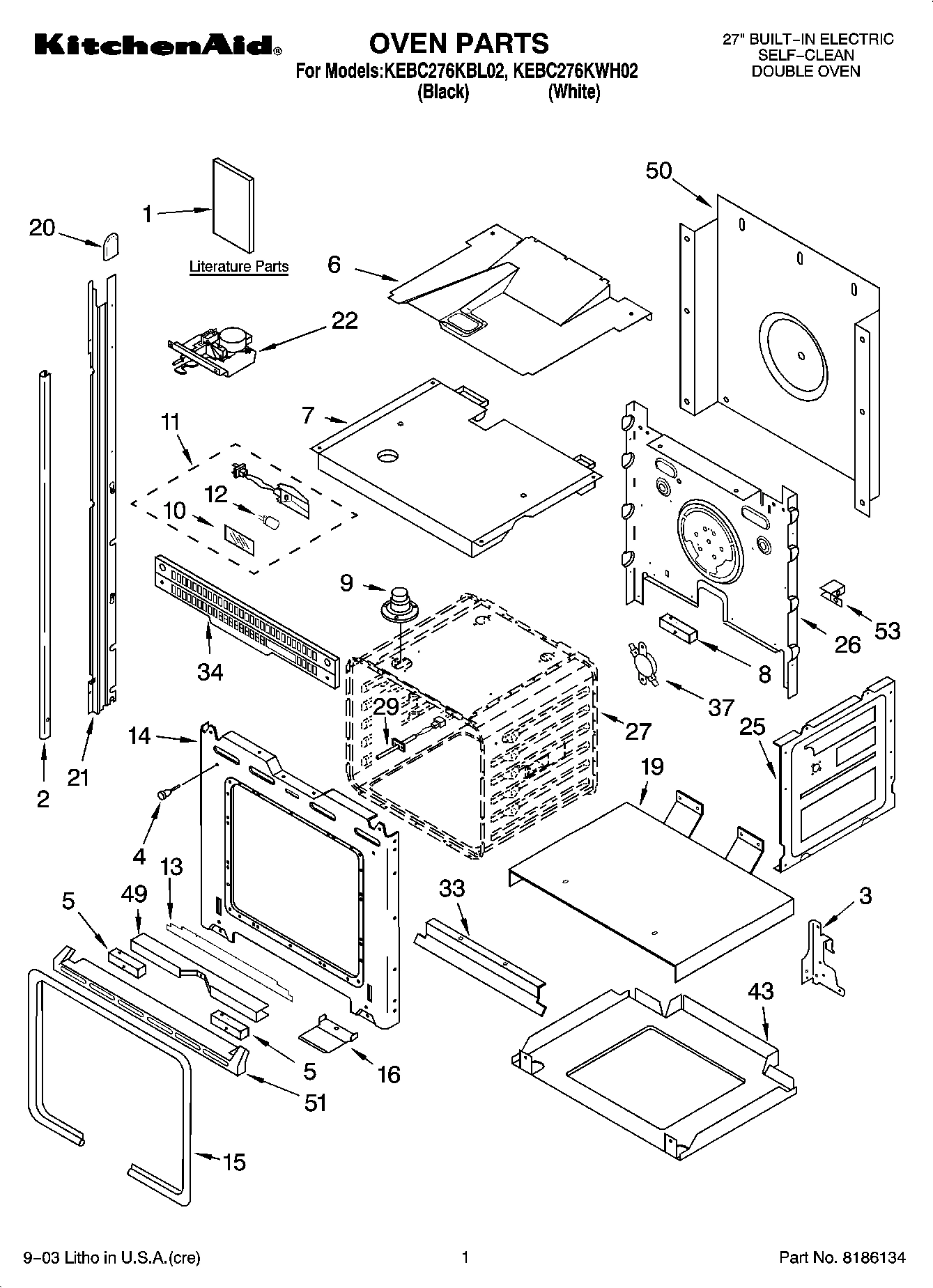 01 - OVEN PARTS