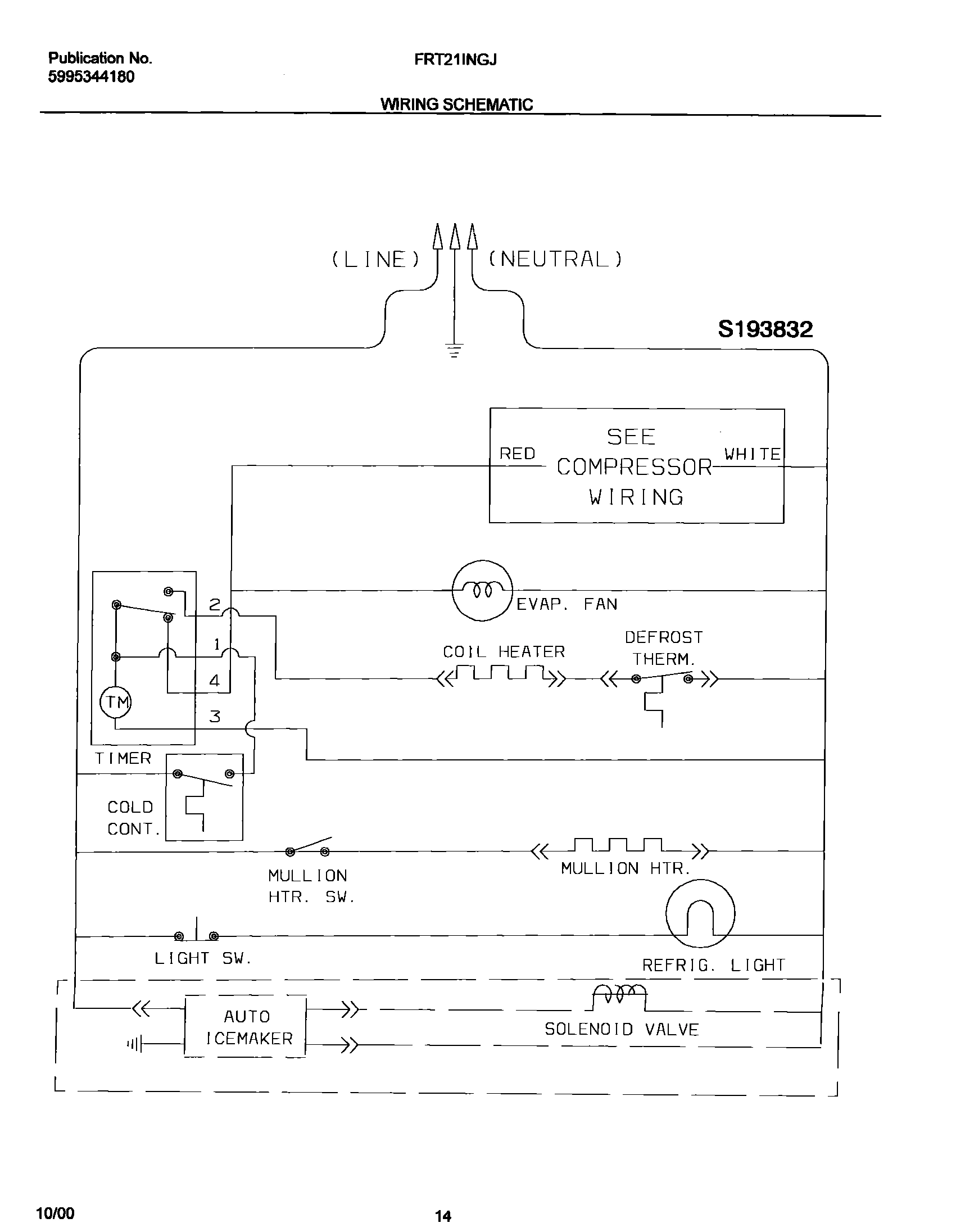 14 - WIRING SCHEMATIC