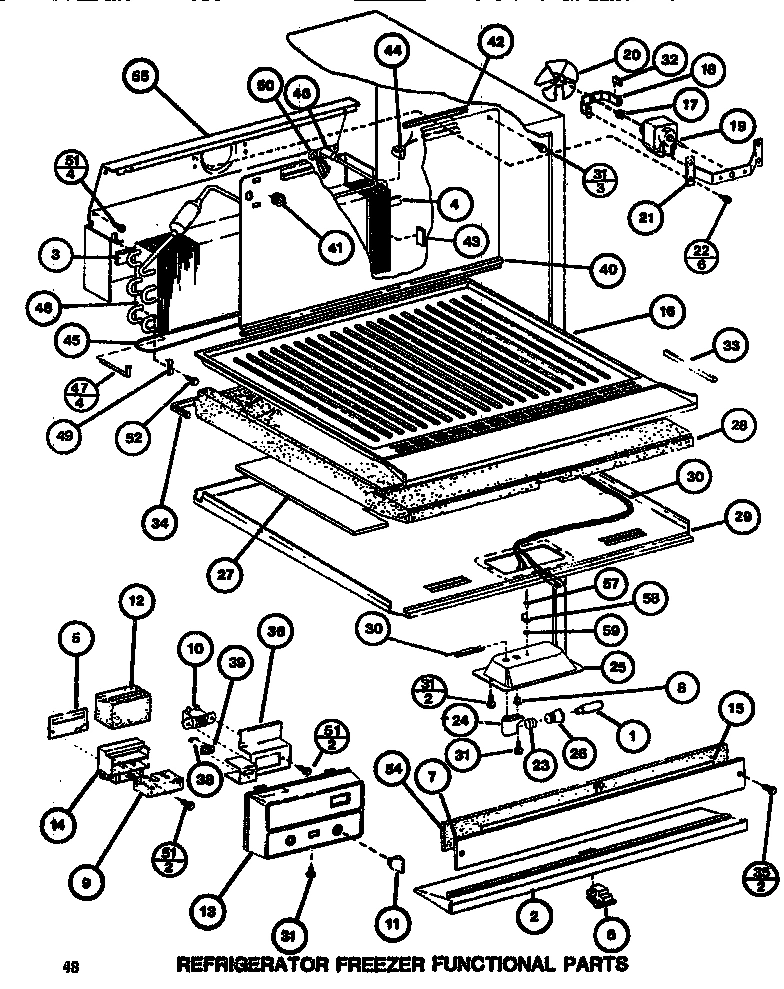 02 - FUNCTIONAL PARTS (REF/FRZ)