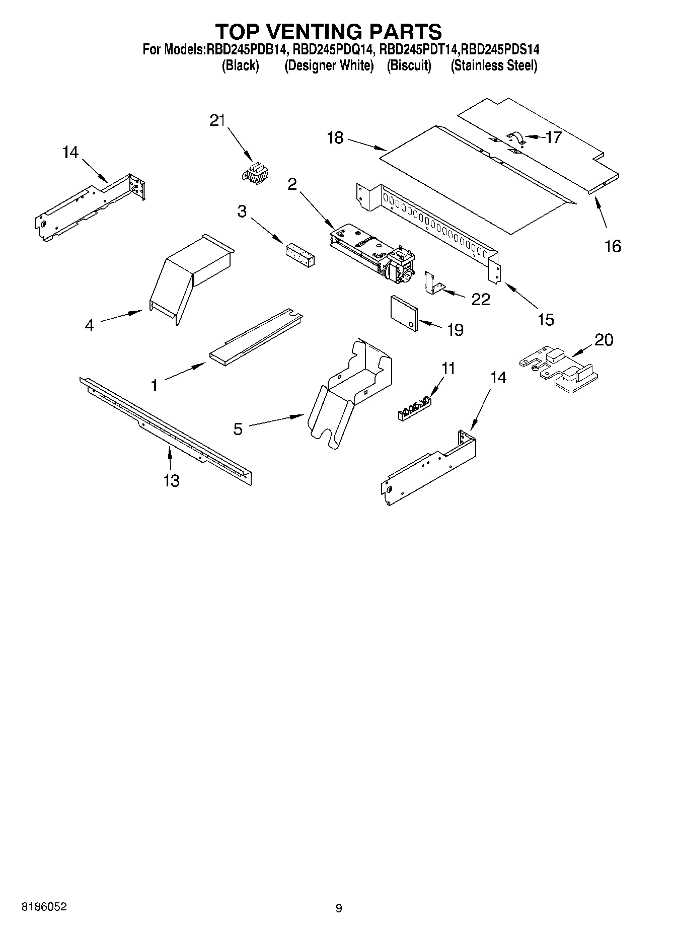 07 - TOP VENTING PARTS, OPTIONAL PARTS